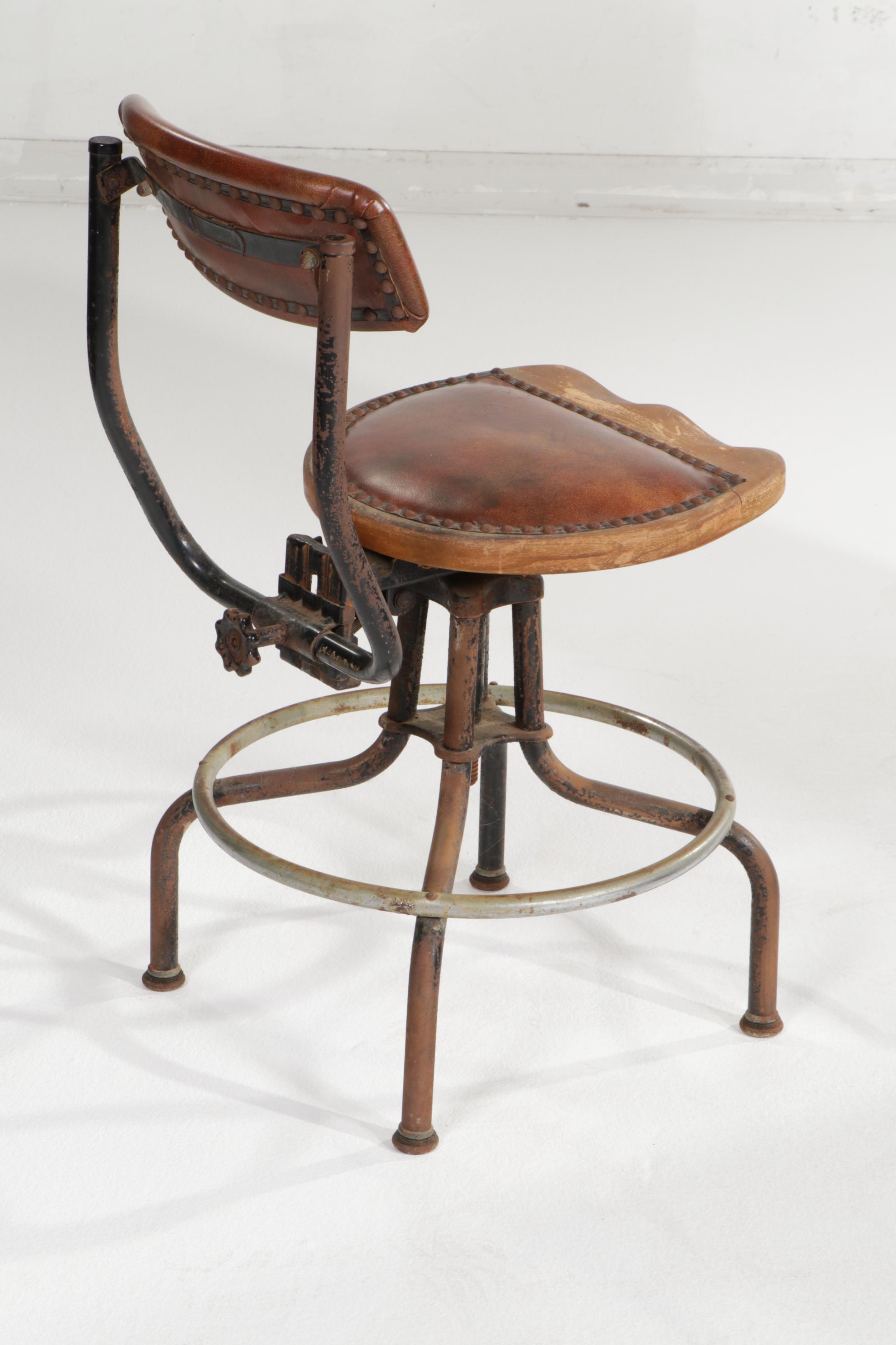 Western Electric Model 555PBX Telephone Switchboard and Chair, Mid-20th Century