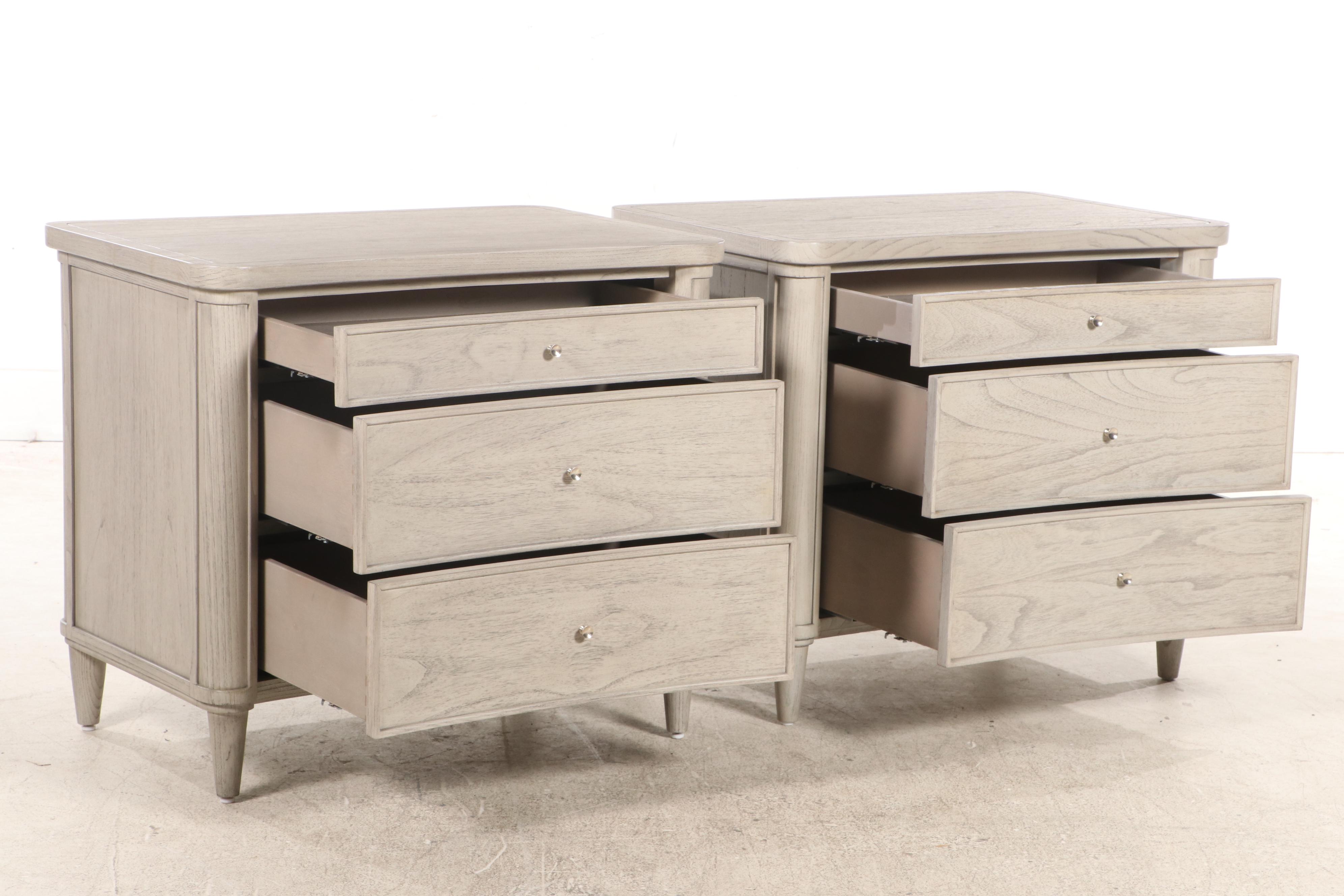 Pair of Arhaus "Henley" Nightstands, Contemporary