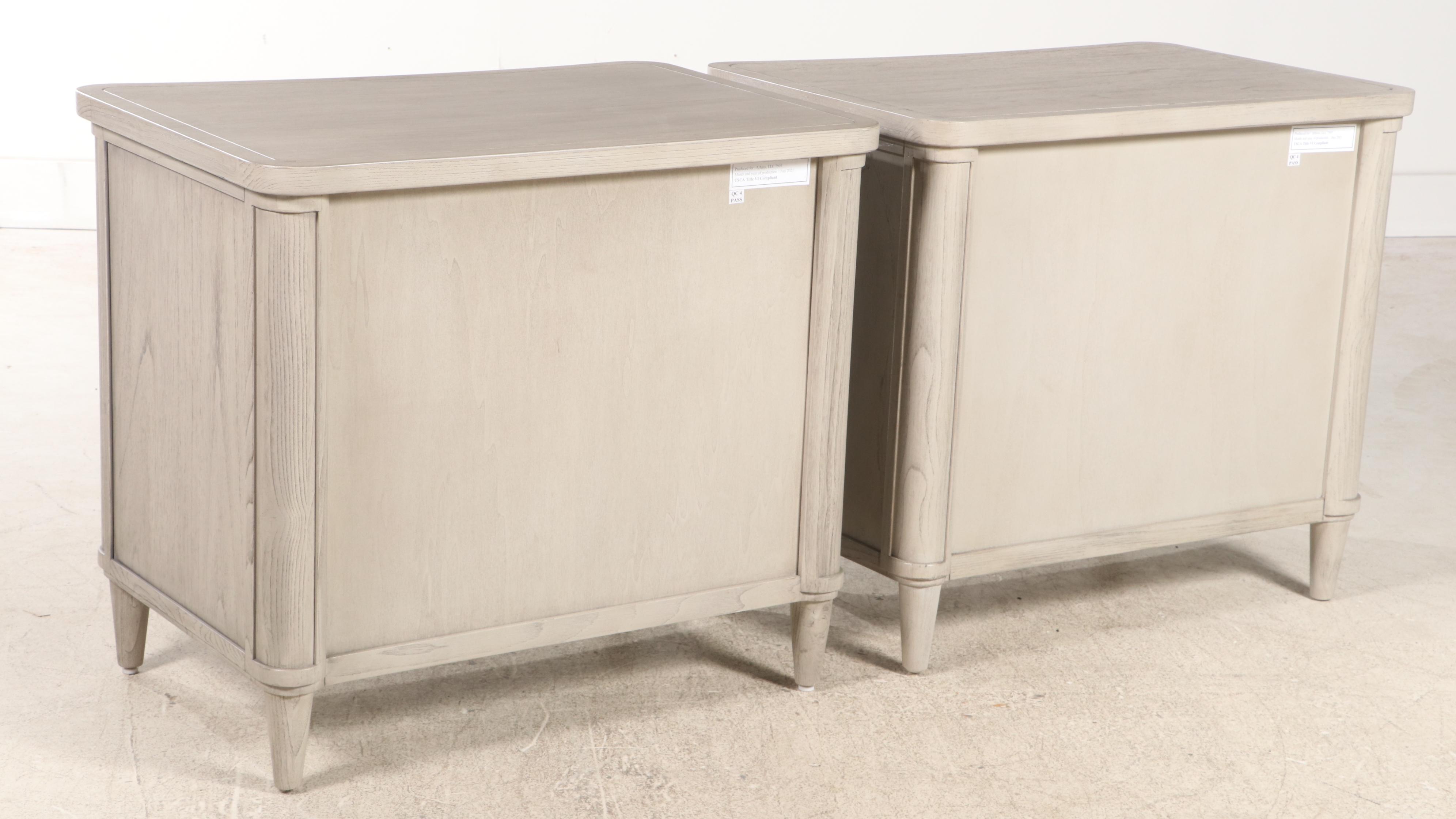 Pair of Arhaus "Henley" Nightstands, Contemporary