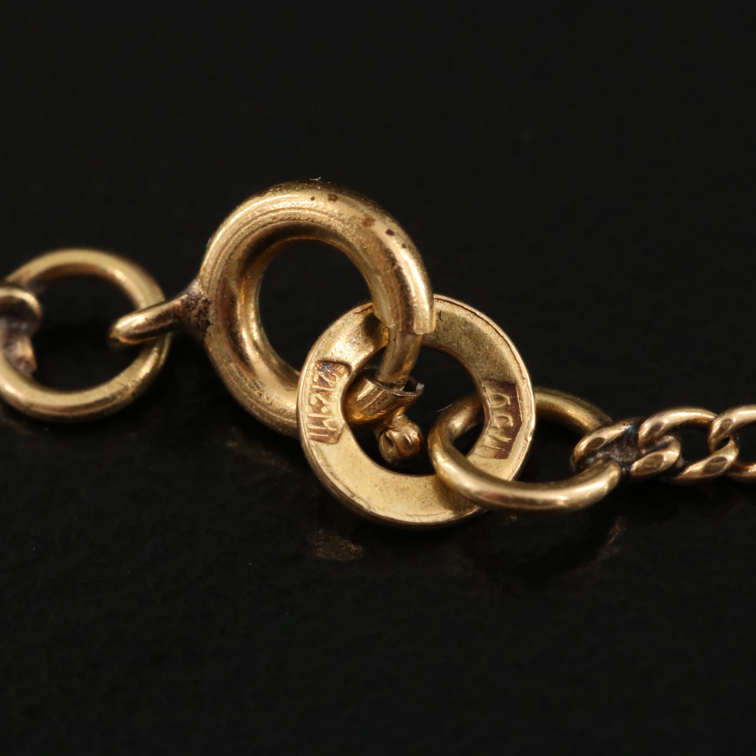 18K Curb Chain Necklace