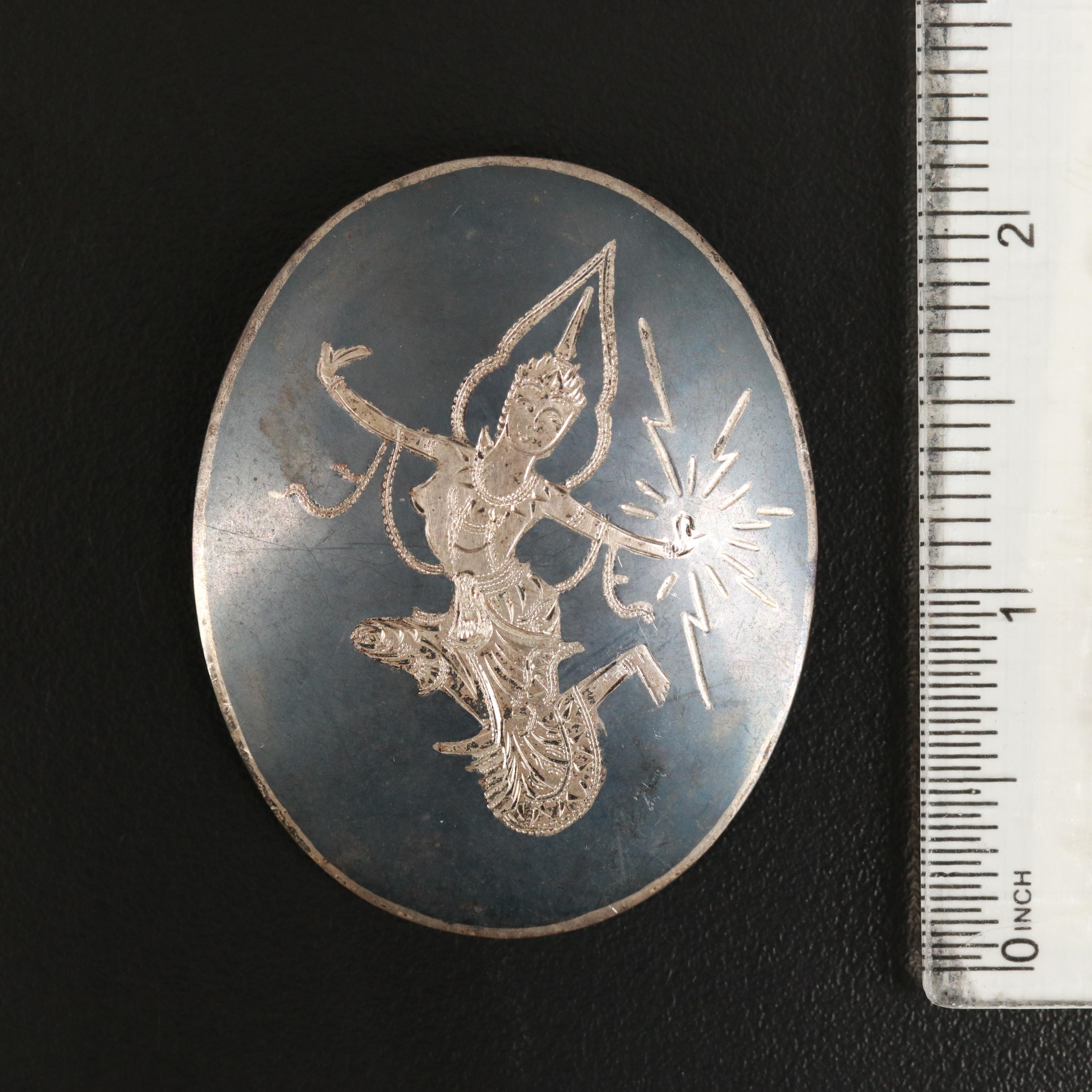 Vintage Siam Niello Jewelry Featured in Sterling Jewelry Collection