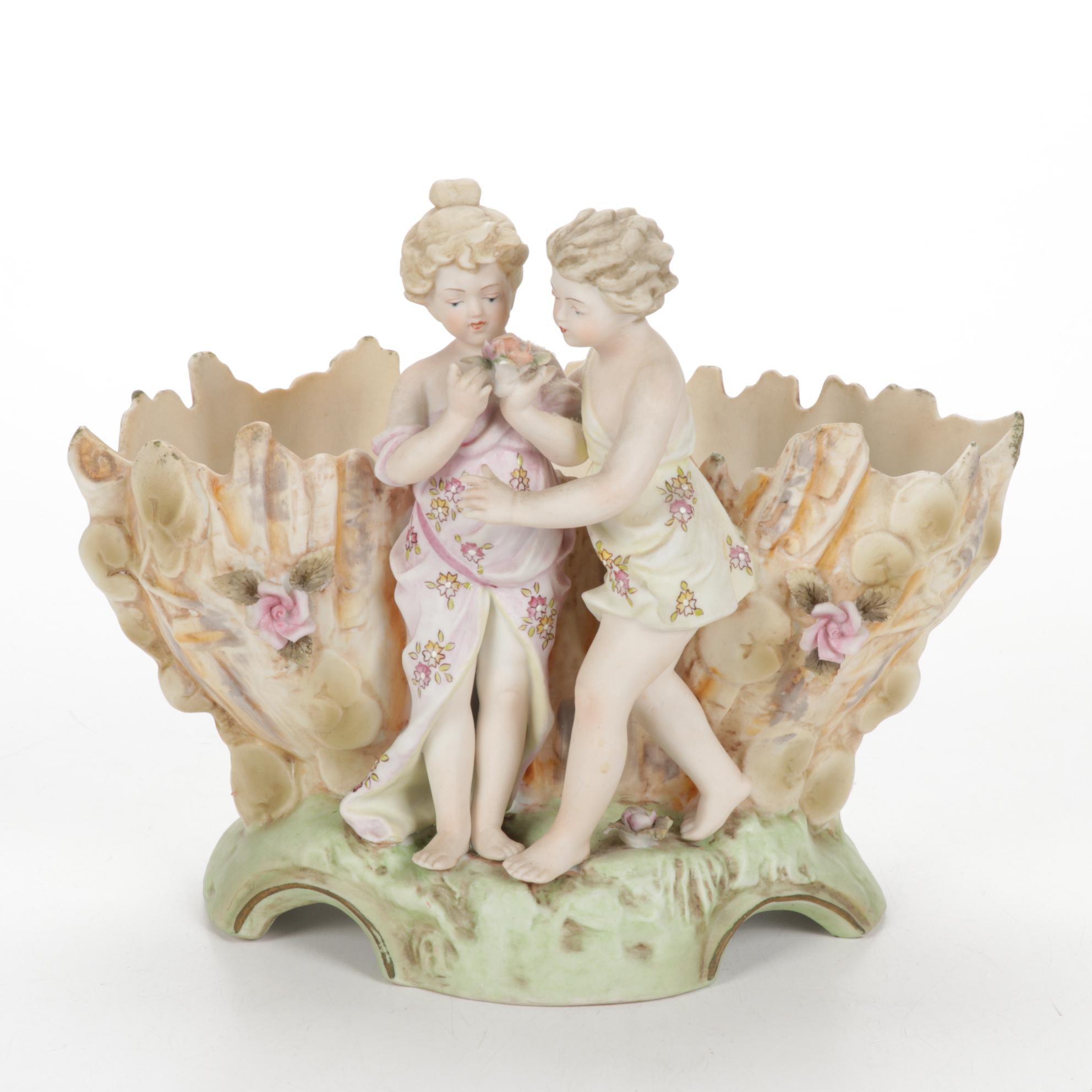 Original Arnart Creation Porcelain Vase and Figurines