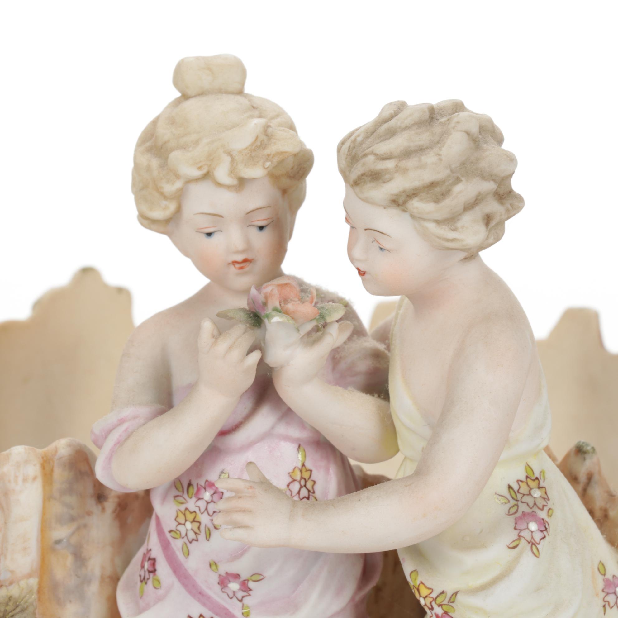 Original Arnart Creation Porcelain Vase and Figurines