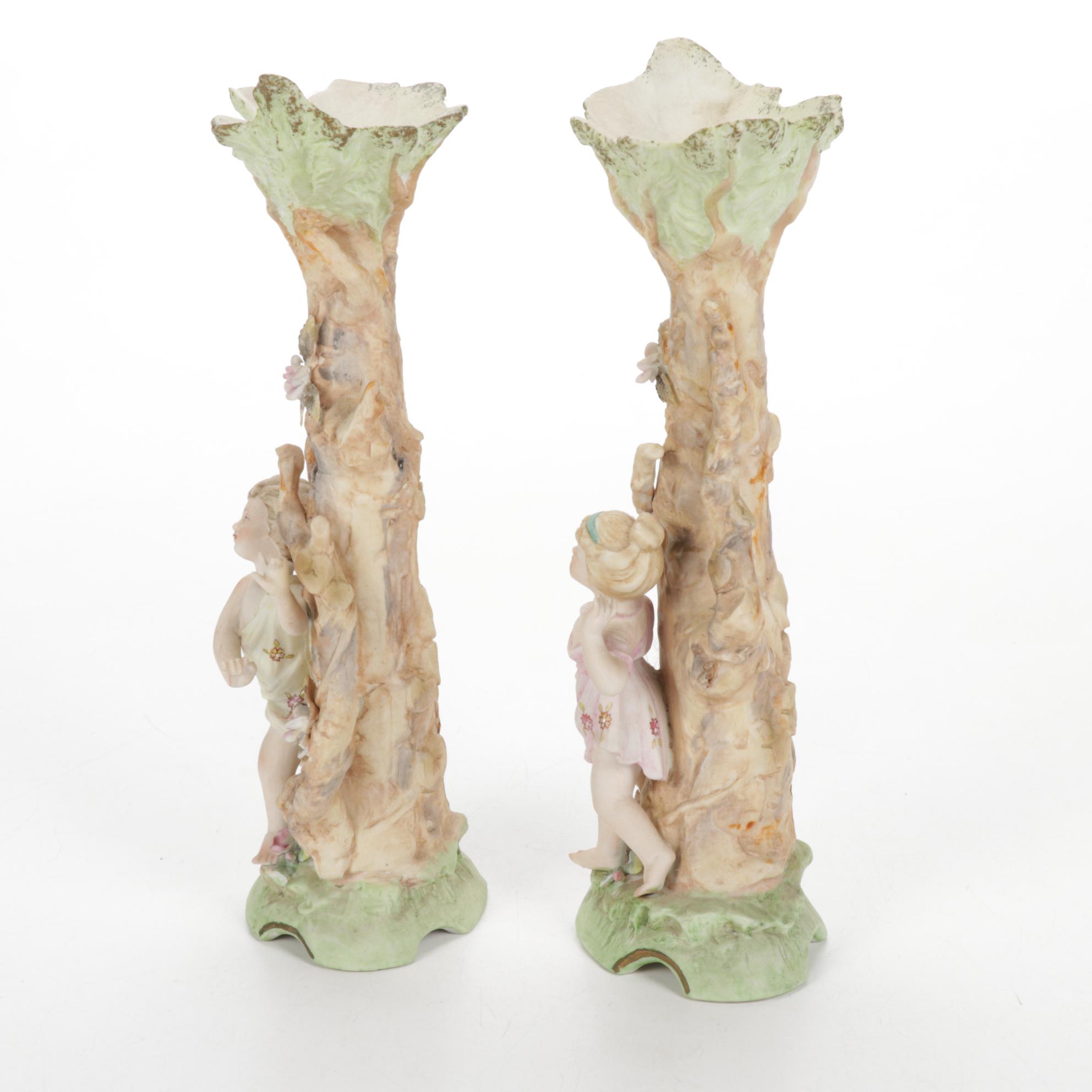 Original Arnart Creation Porcelain Vase and Figurines