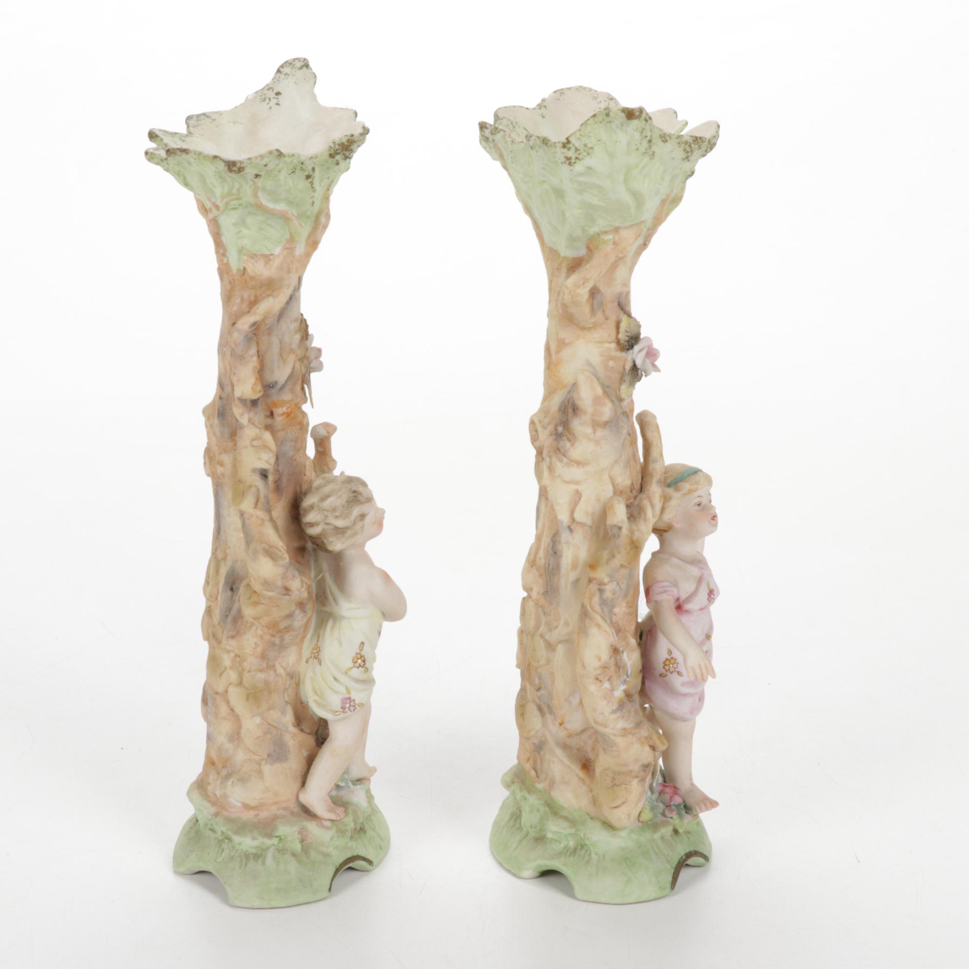 Original Arnart Creation Porcelain Vase and Figurines