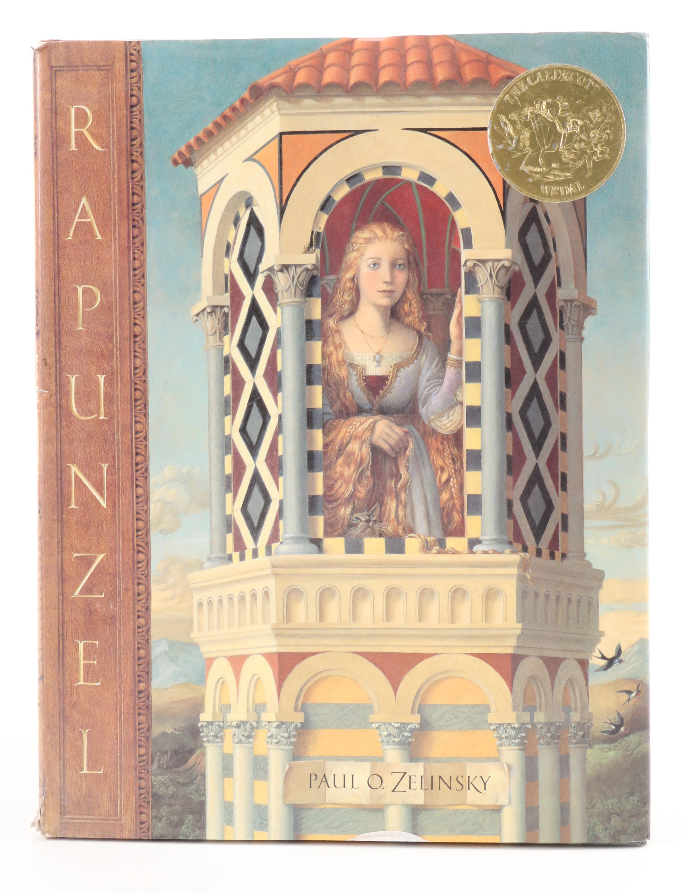 Signed First Edition "Rapunzel" by Paul O. Zelinsky and More Children's Books