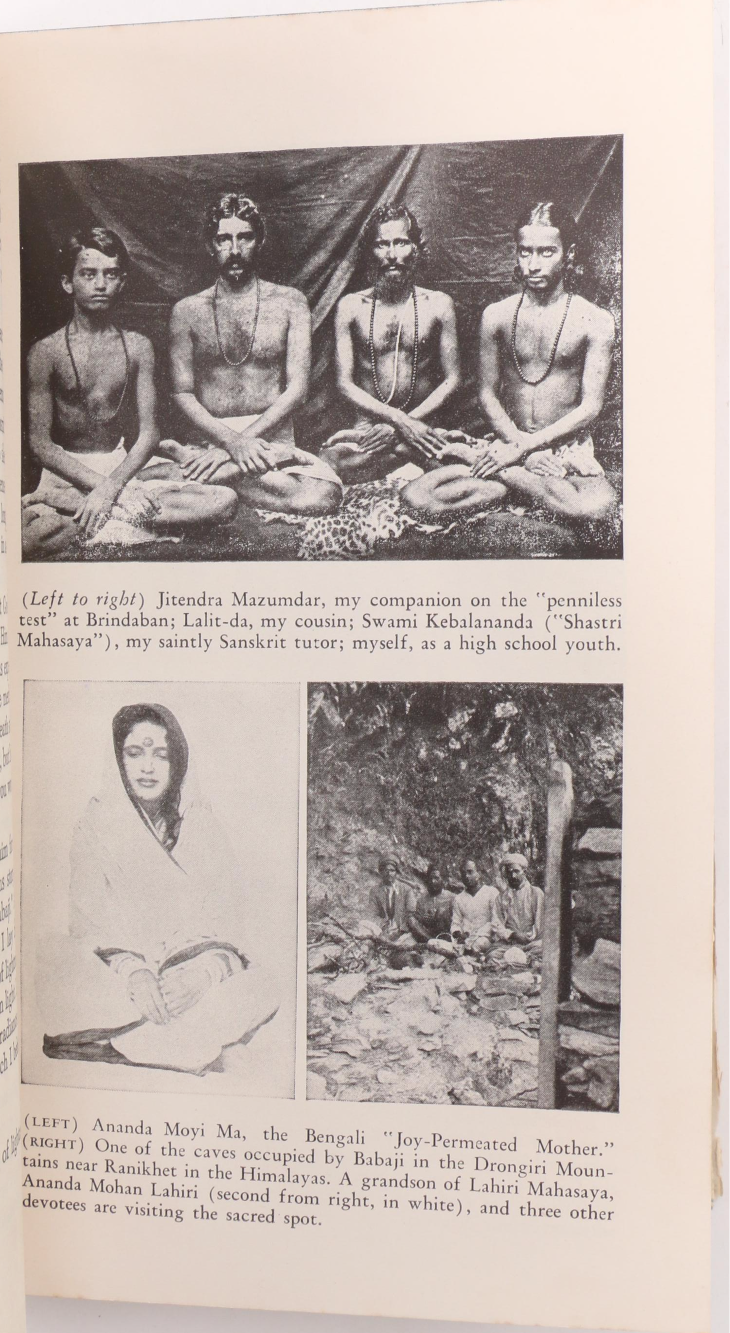 Fourth Edition "Autobiography of a Yogi" by Paramhansa Yoganandra, 1952