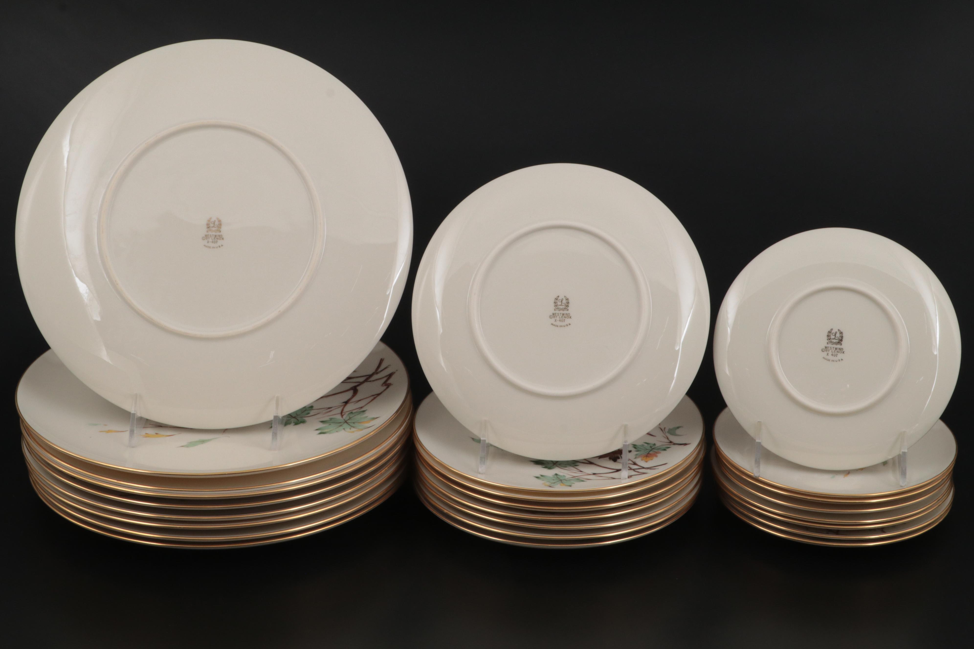 Lenox "Westwind" Bone China Dinnerware and Serveware, 1953–1980