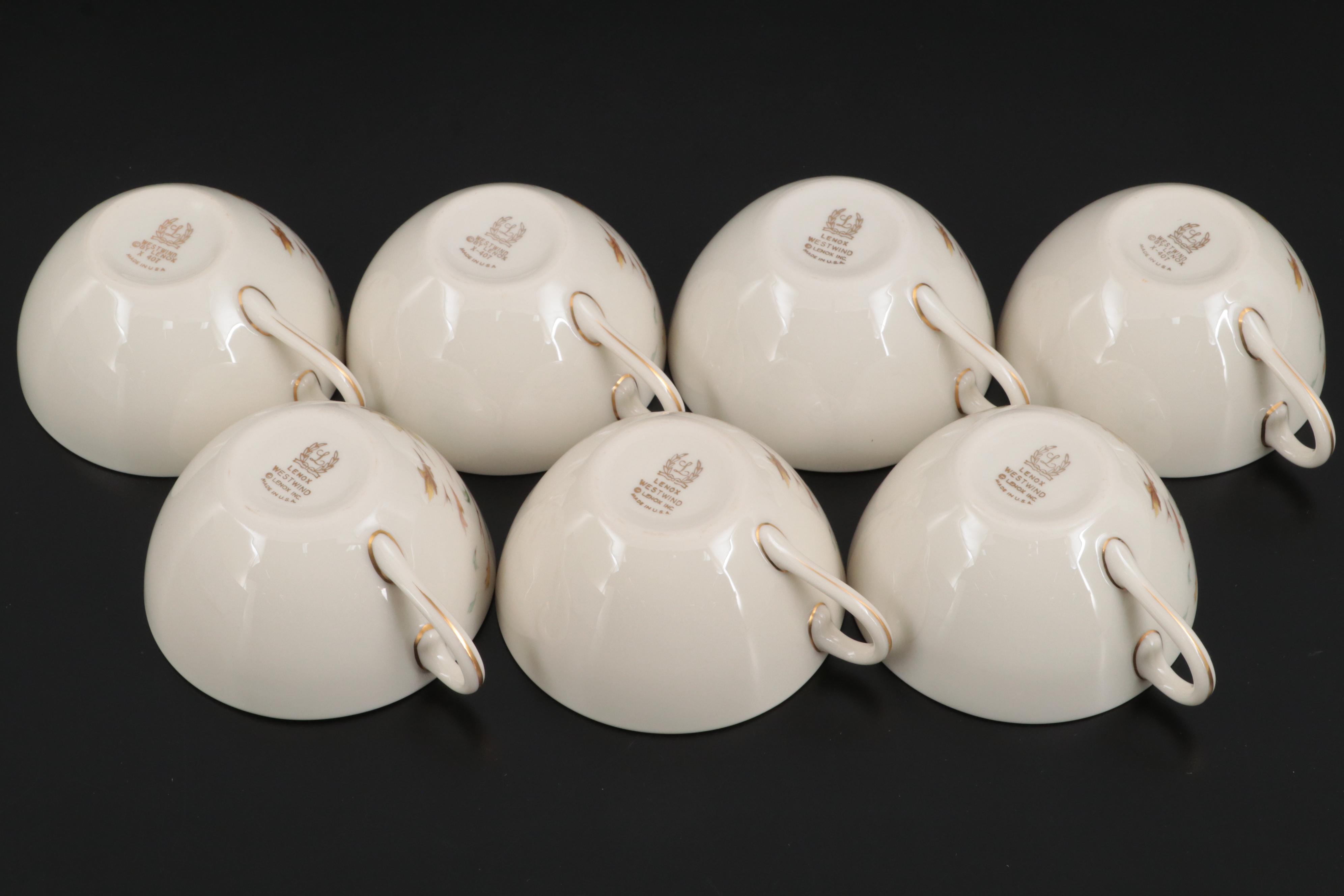 Lenox "Westwind" Bone China Dinnerware and Serveware, 1953–1980