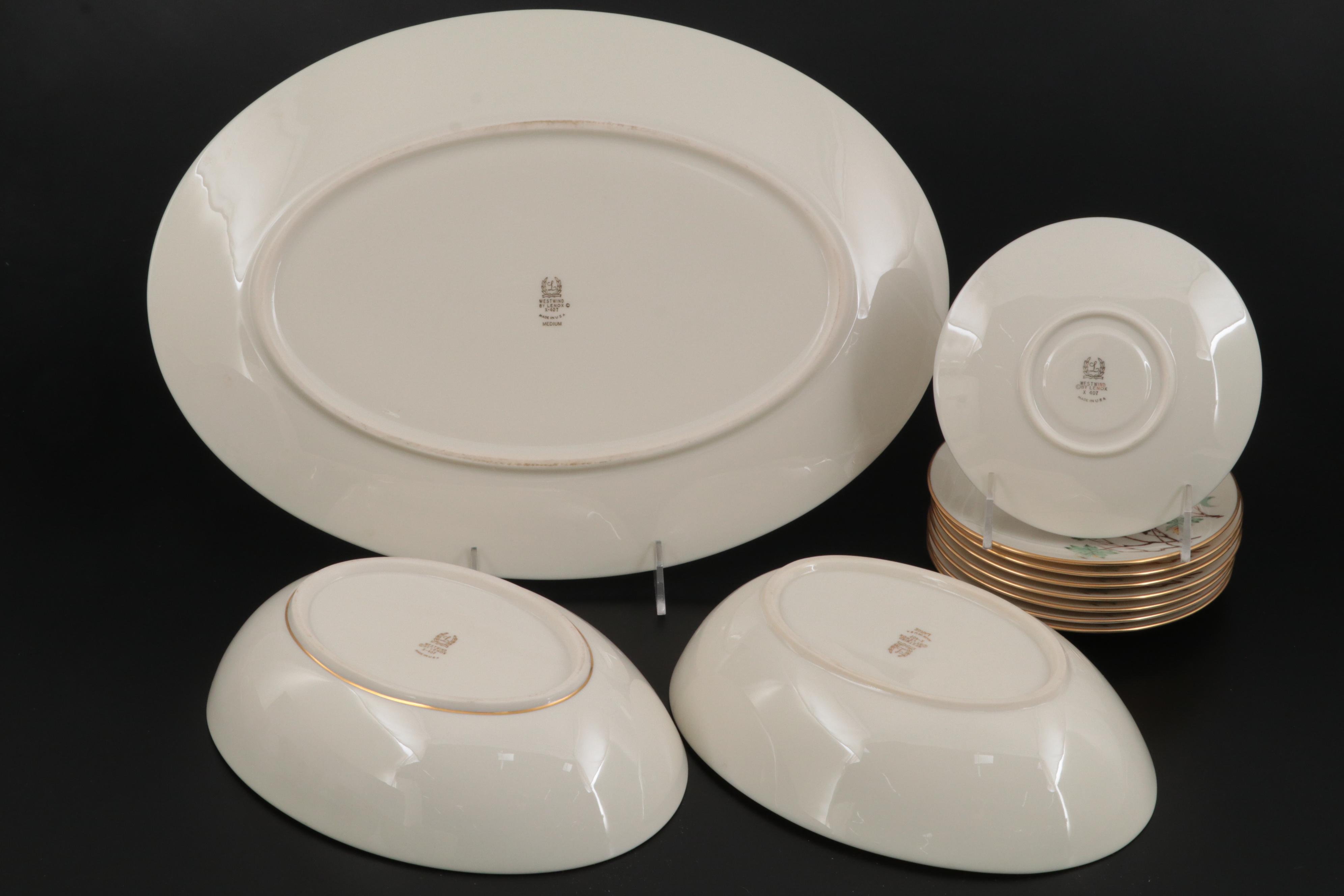 Lenox "Westwind" Bone China Dinnerware and Serveware, 1953–1980