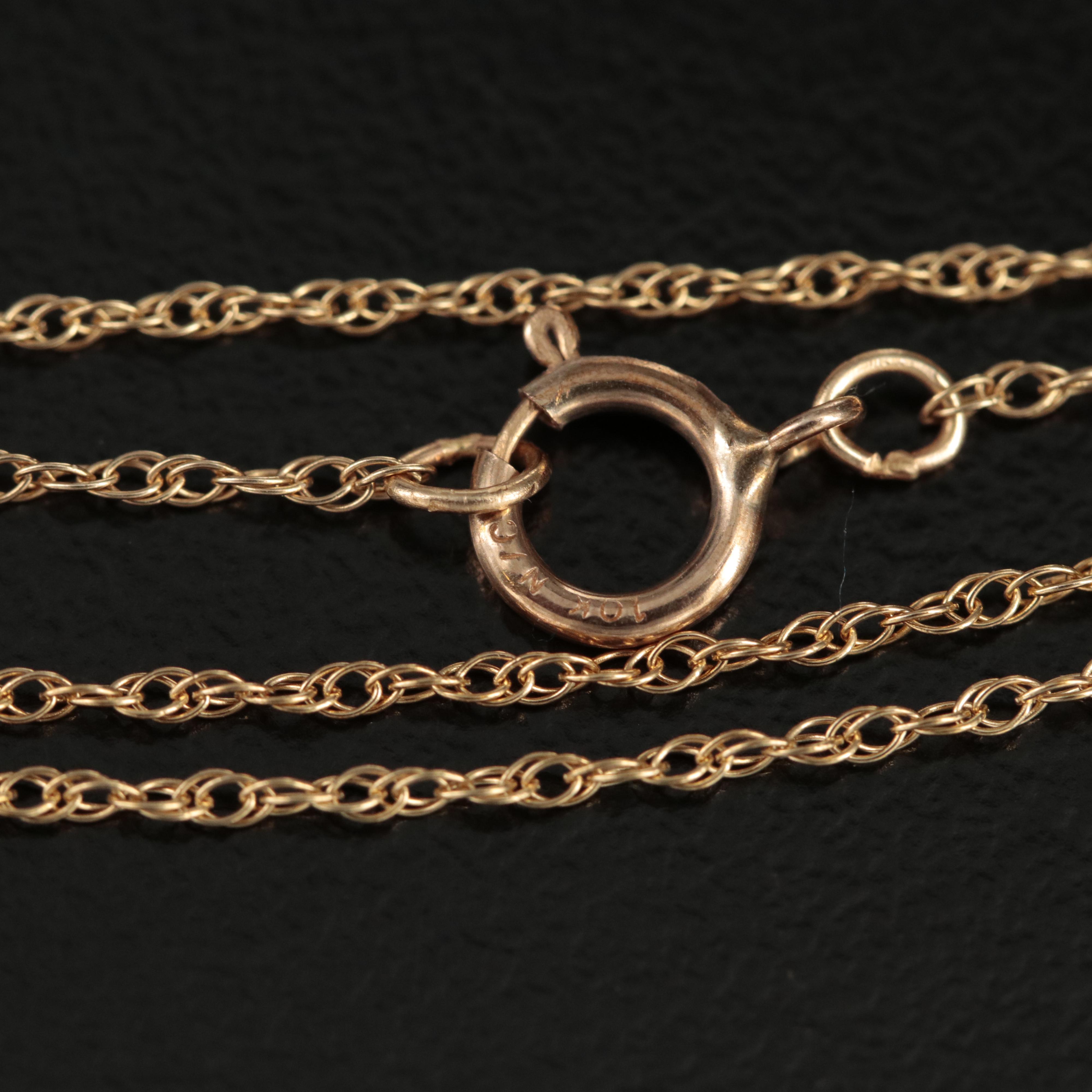 10K and 14K Crosses Including 10K Chain Necklace and Pearls