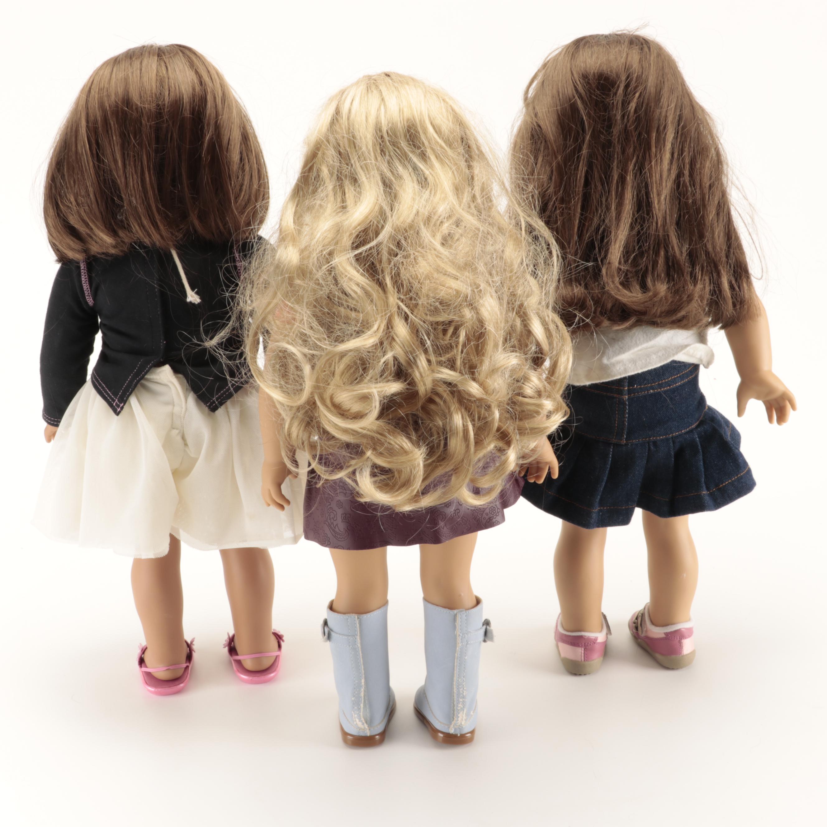American Girl Dolls Tenney Grant, Marisol Luna and Other with Clothing