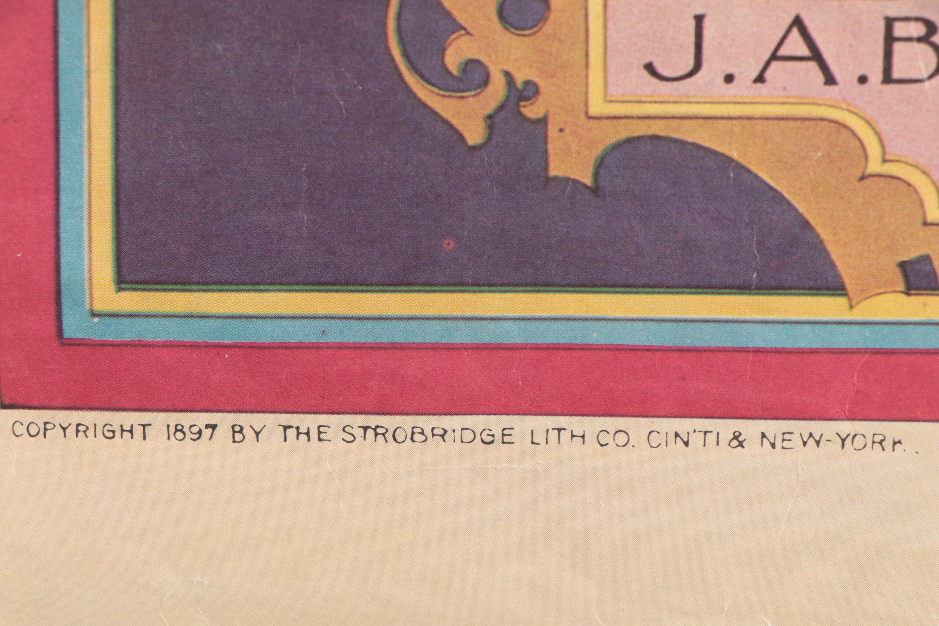 Offset Lithograph Poster "The Barnum and Bailey Greatest Show on Earth"