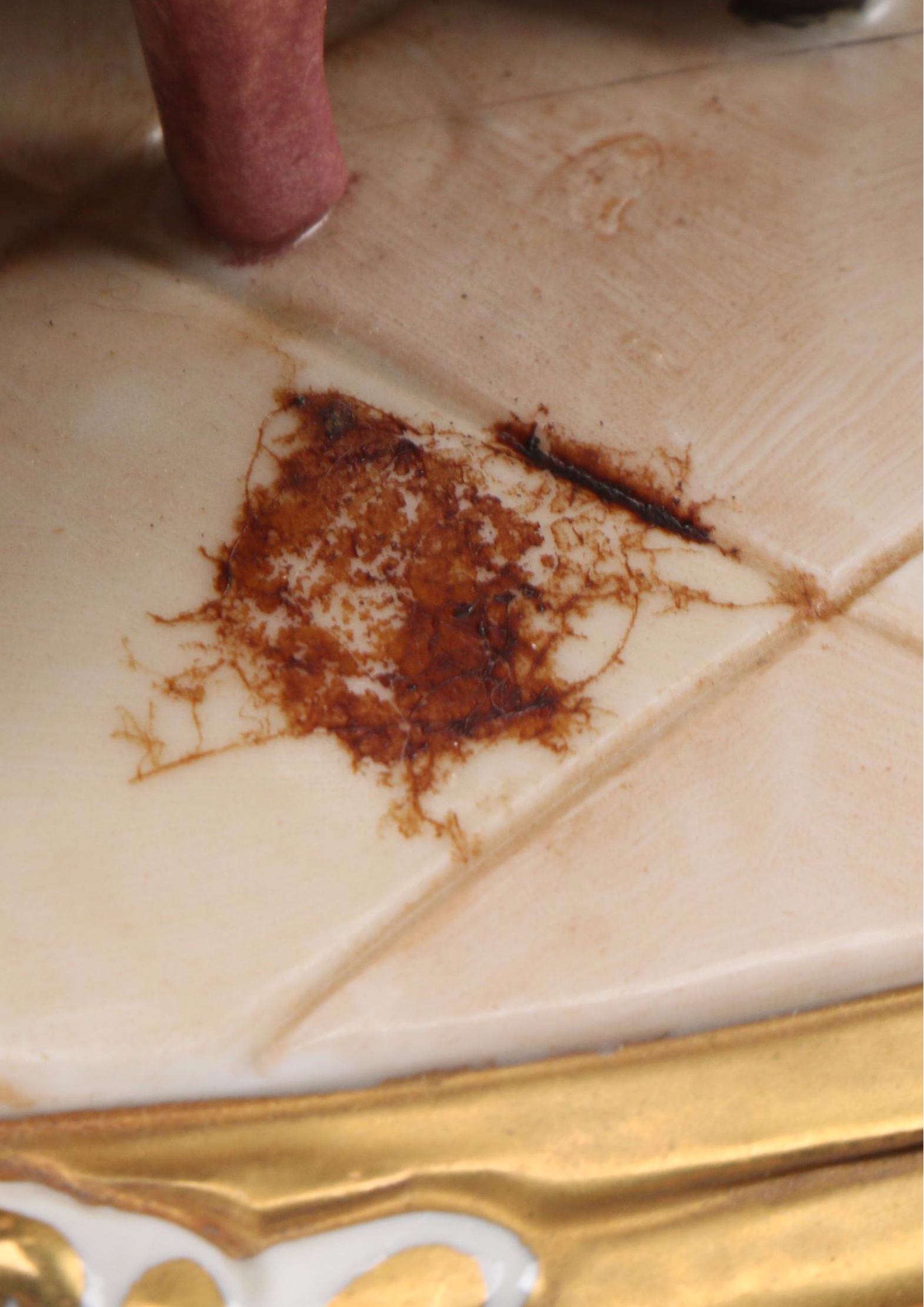 Sitzendorf "King's Waltz" Dresden Lace Porcelain Tableau, Early to Mid-20th C.