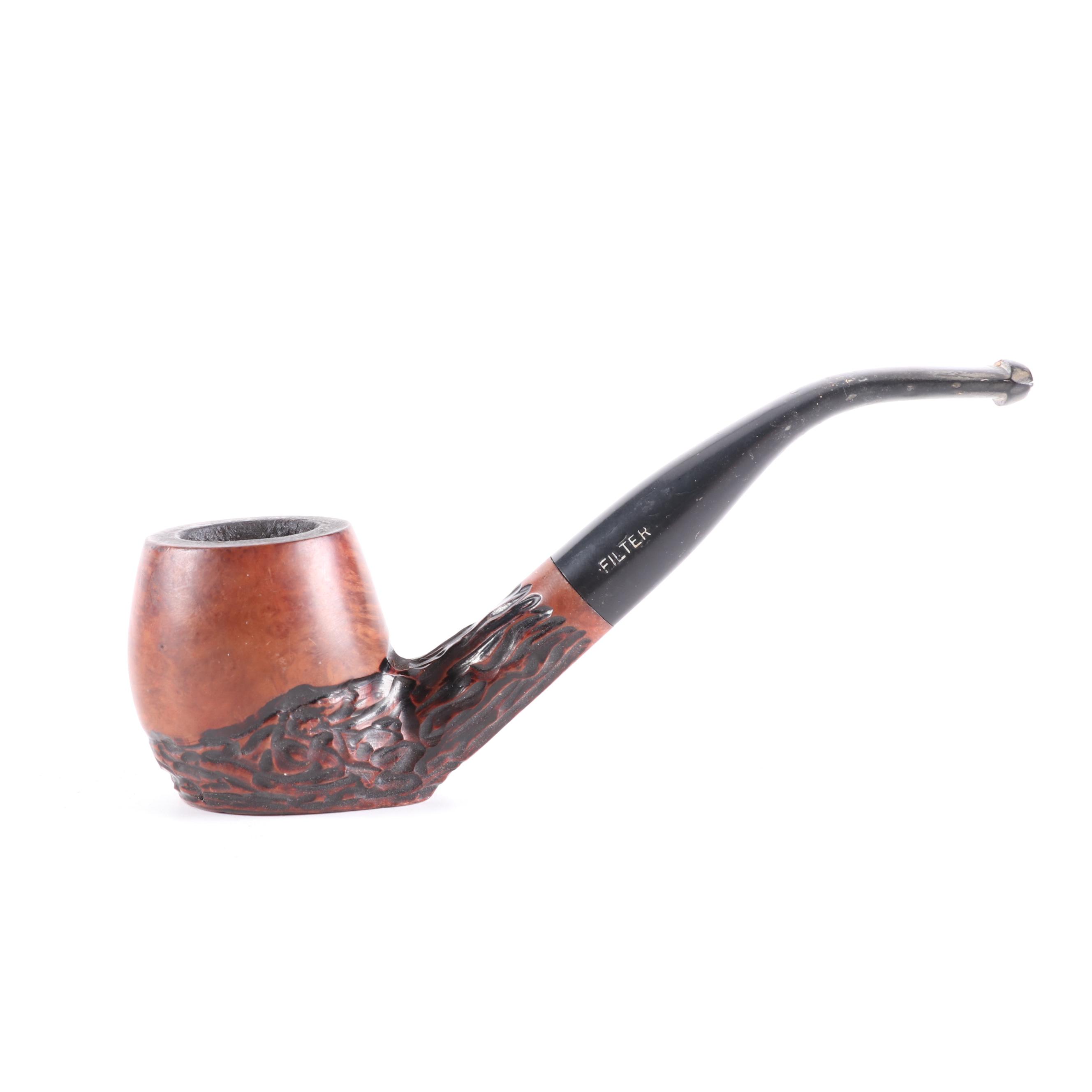 Savoy, Carey, Edwards, and More Briar Tobacco Pipes with Pipe Stands and Reamer