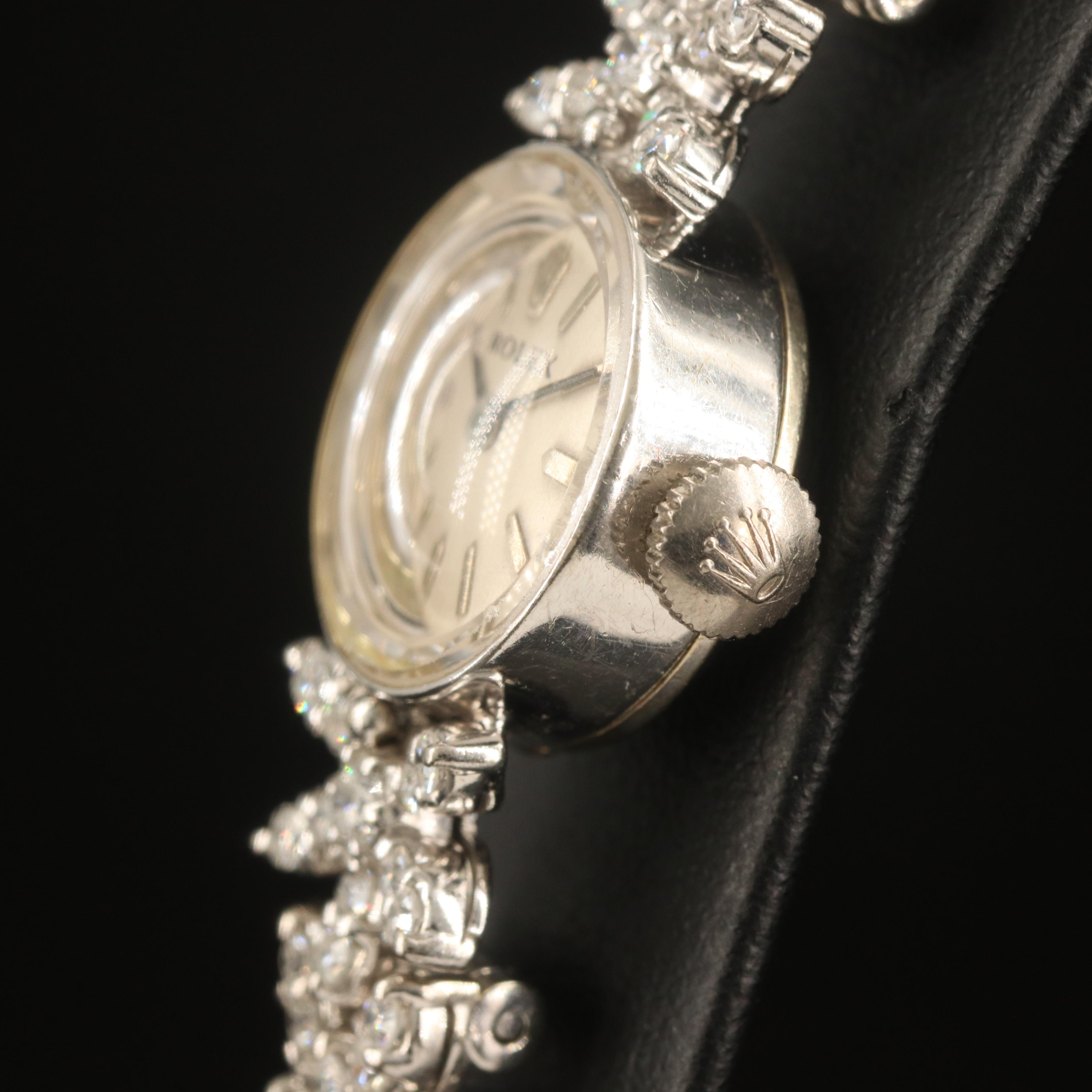 14K Rolex Watch with 18K and Gold-Filled Custom 2.36 CTW Diamond Bracelet