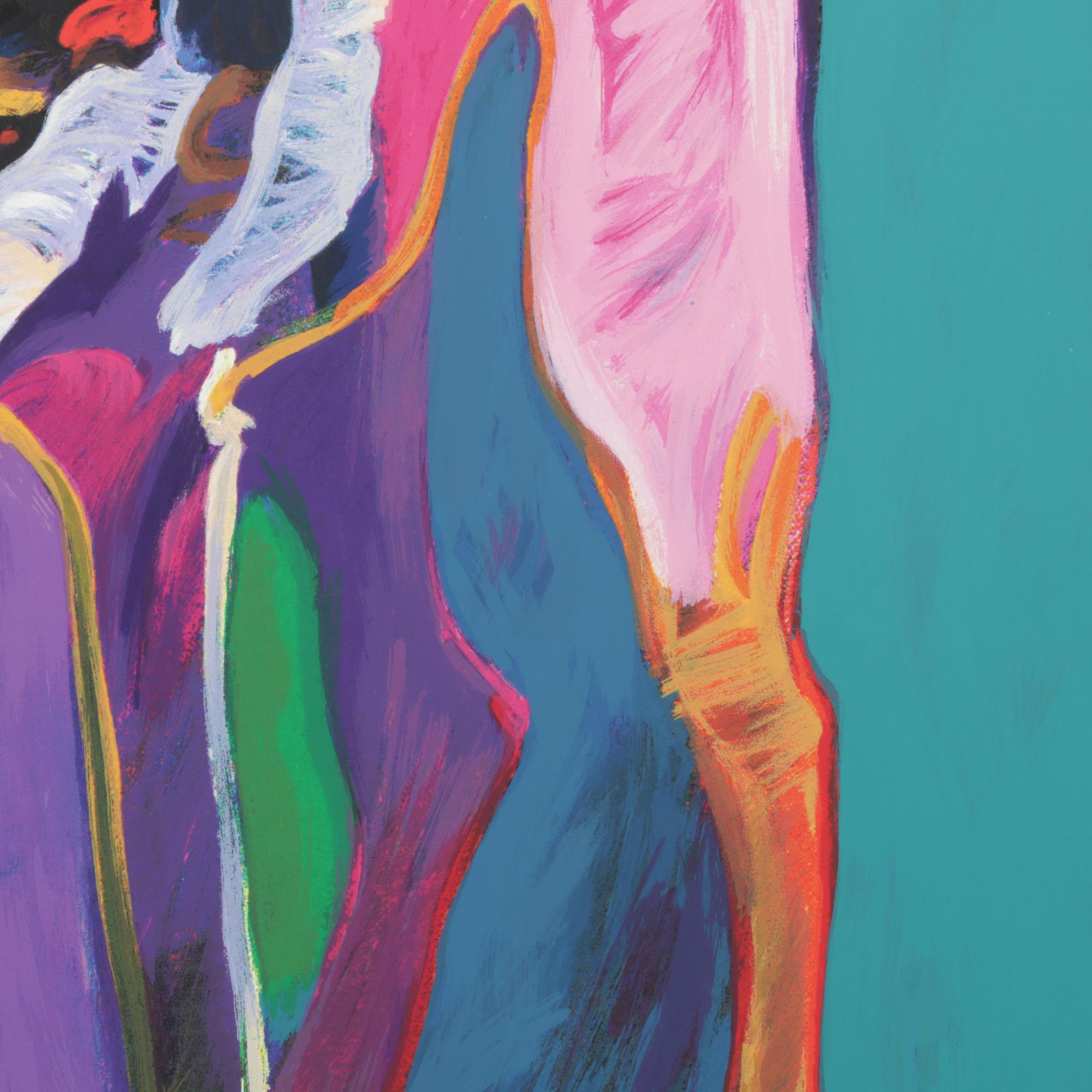 John Nieto Serigraph Portrait of Wolf, 1996