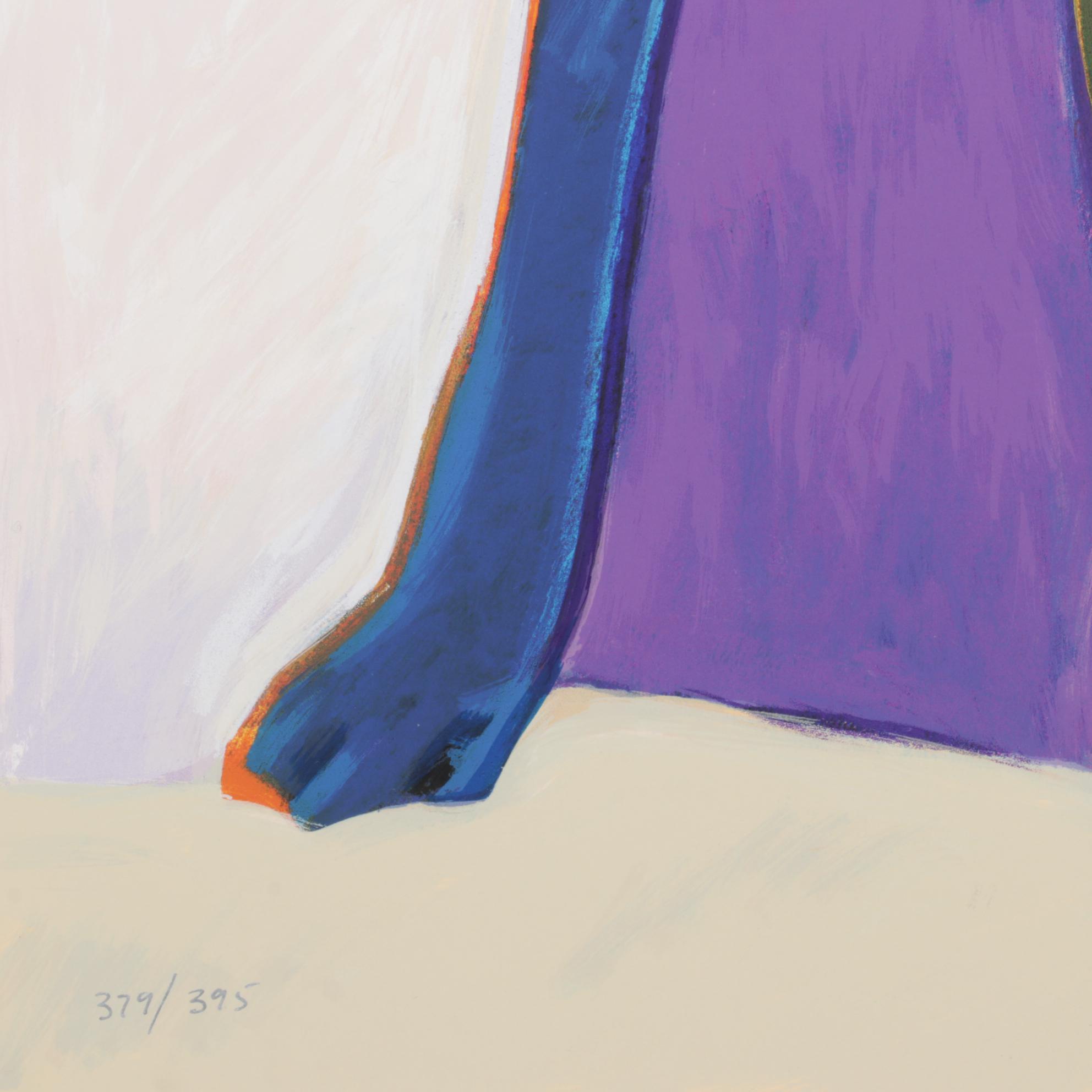 John Nieto Serigraph Portrait of Wolf, 1996