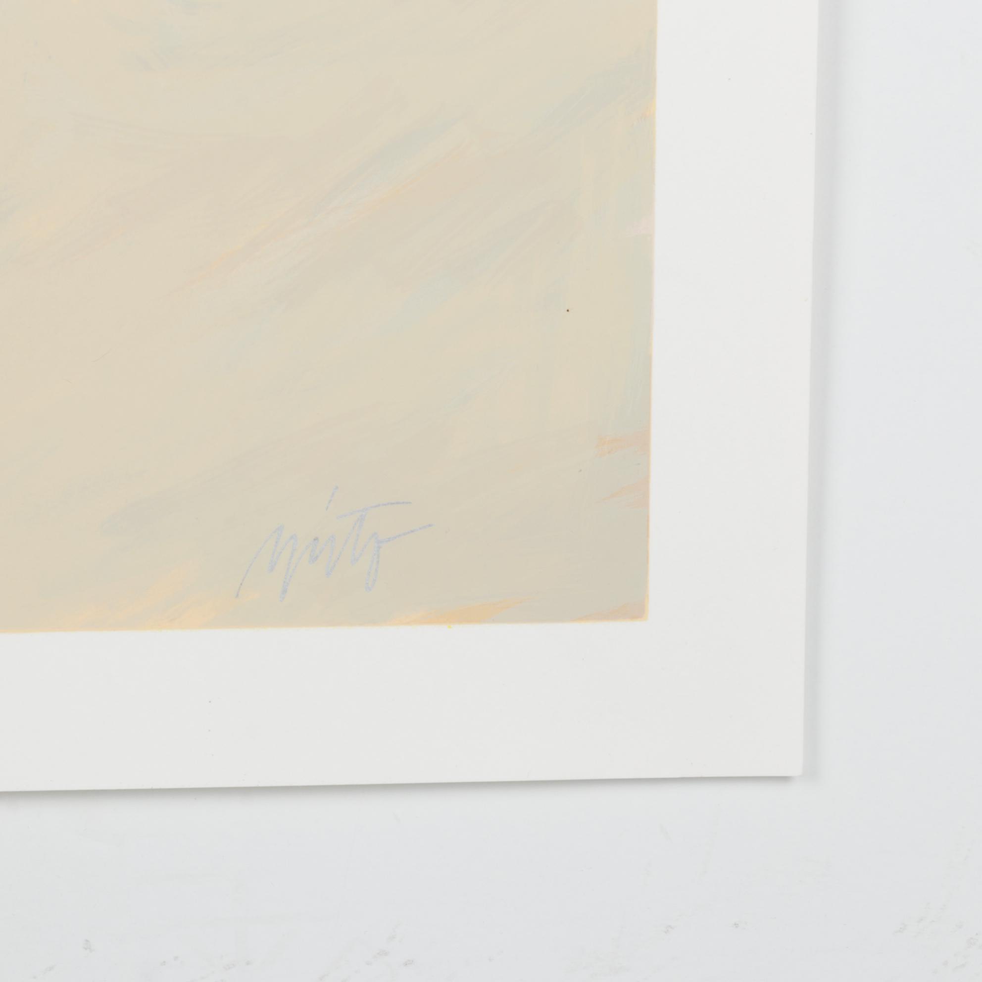 John Nieto Serigraph Portrait of Wolf, 1996