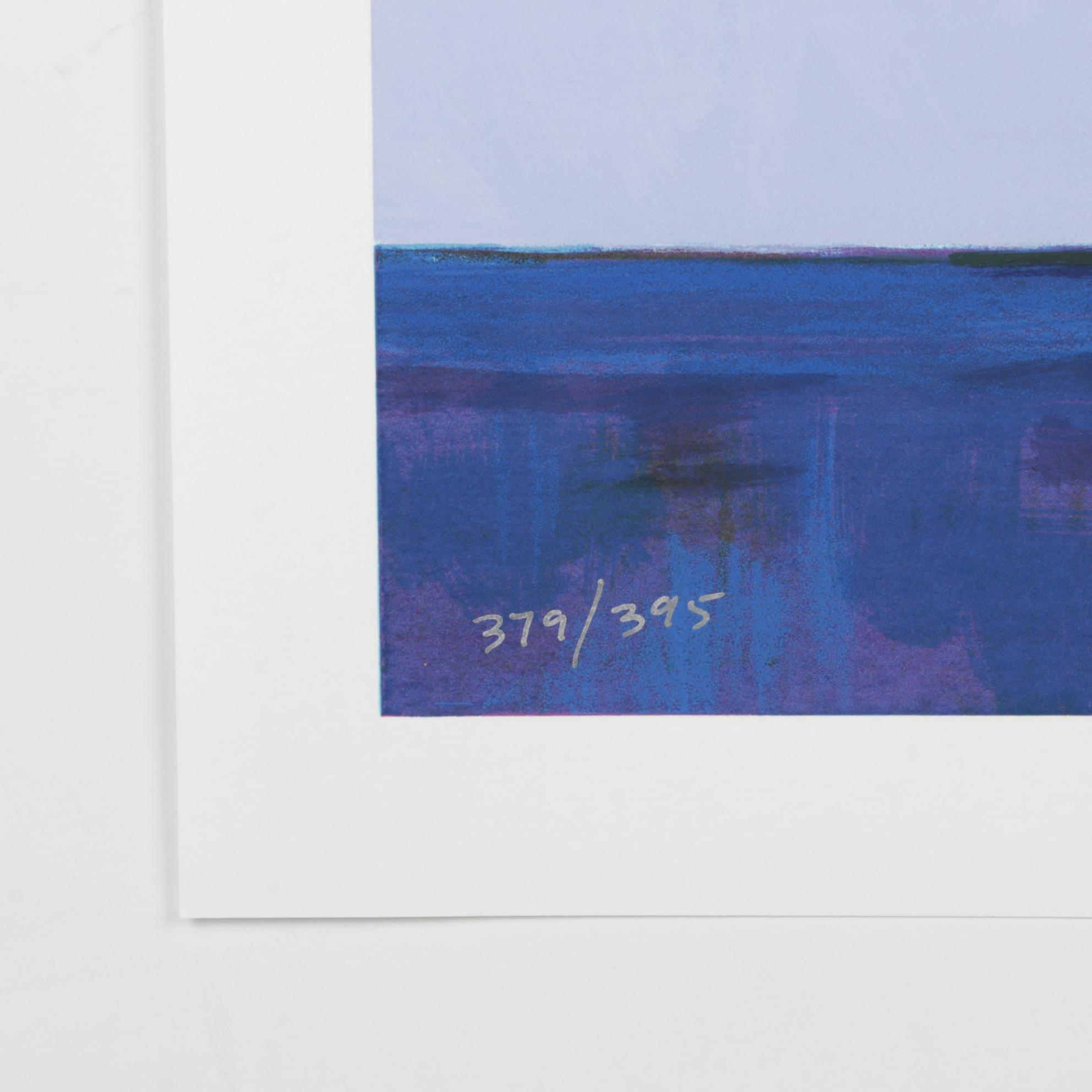 John Nieto Serigraph of Native American Archers, 1996