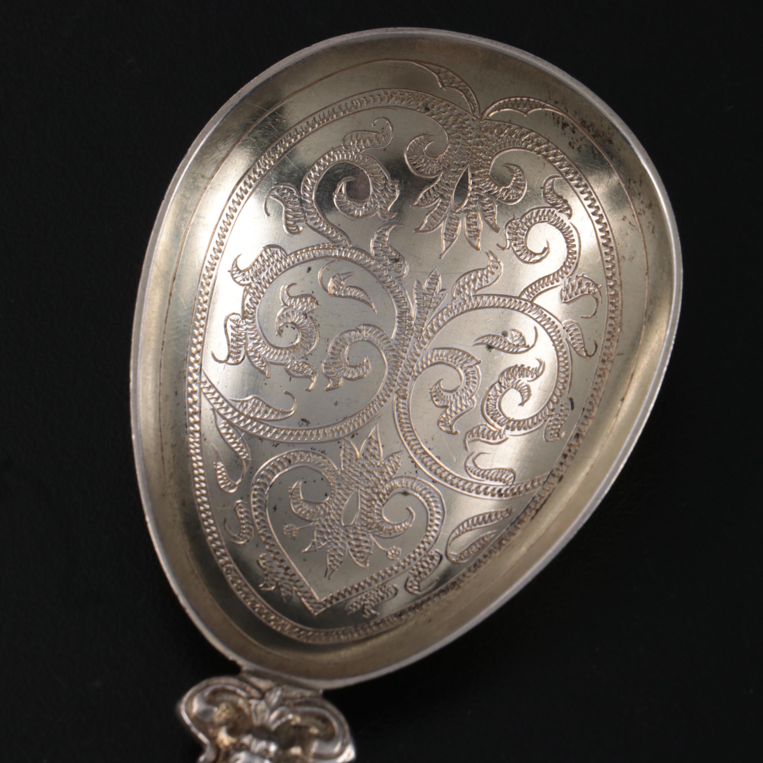 Dutch and Danish 833 and Sterling Silver Apostle Spoons, Late 18th and 19th C.