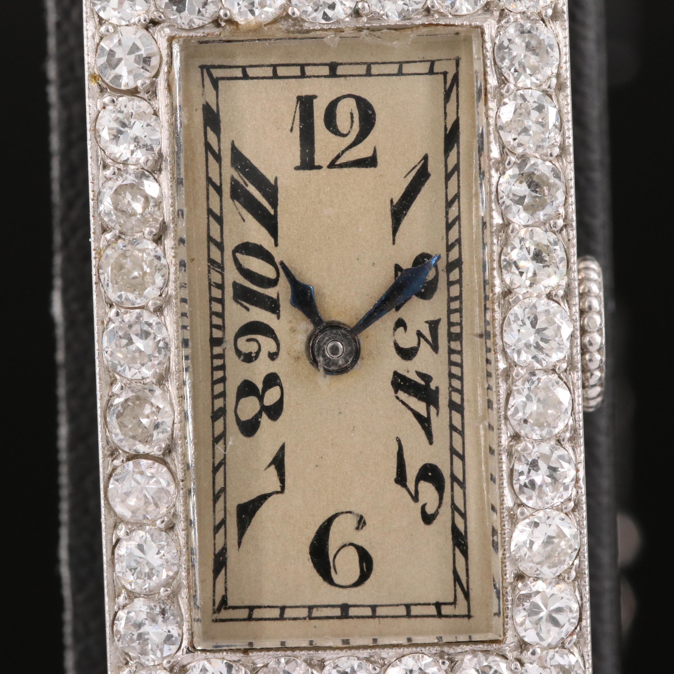 Platinum 8.00 CTW Diamond Watch