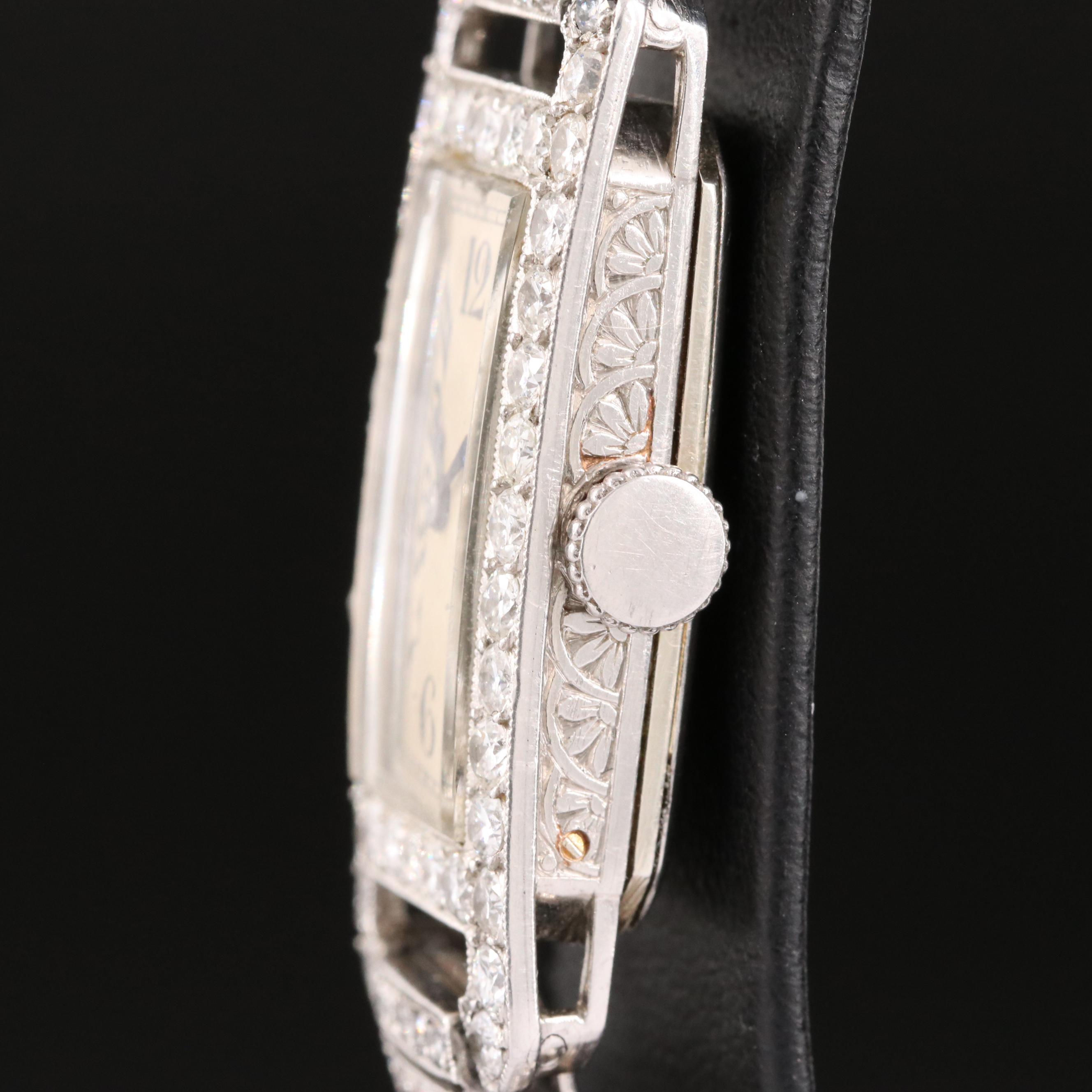 Platinum 8.00 CTW Diamond Watch