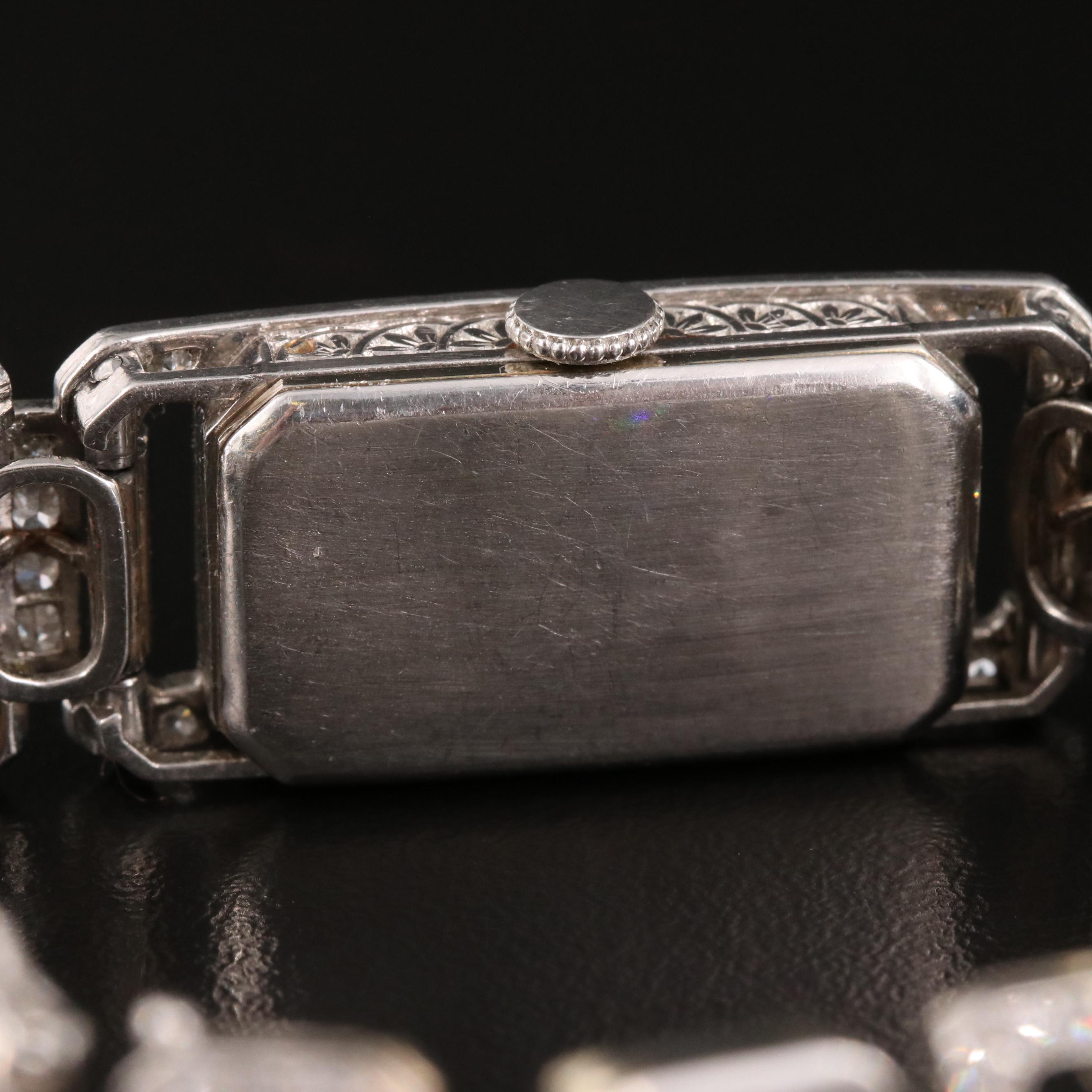 Platinum 8.00 CTW Diamond Watch