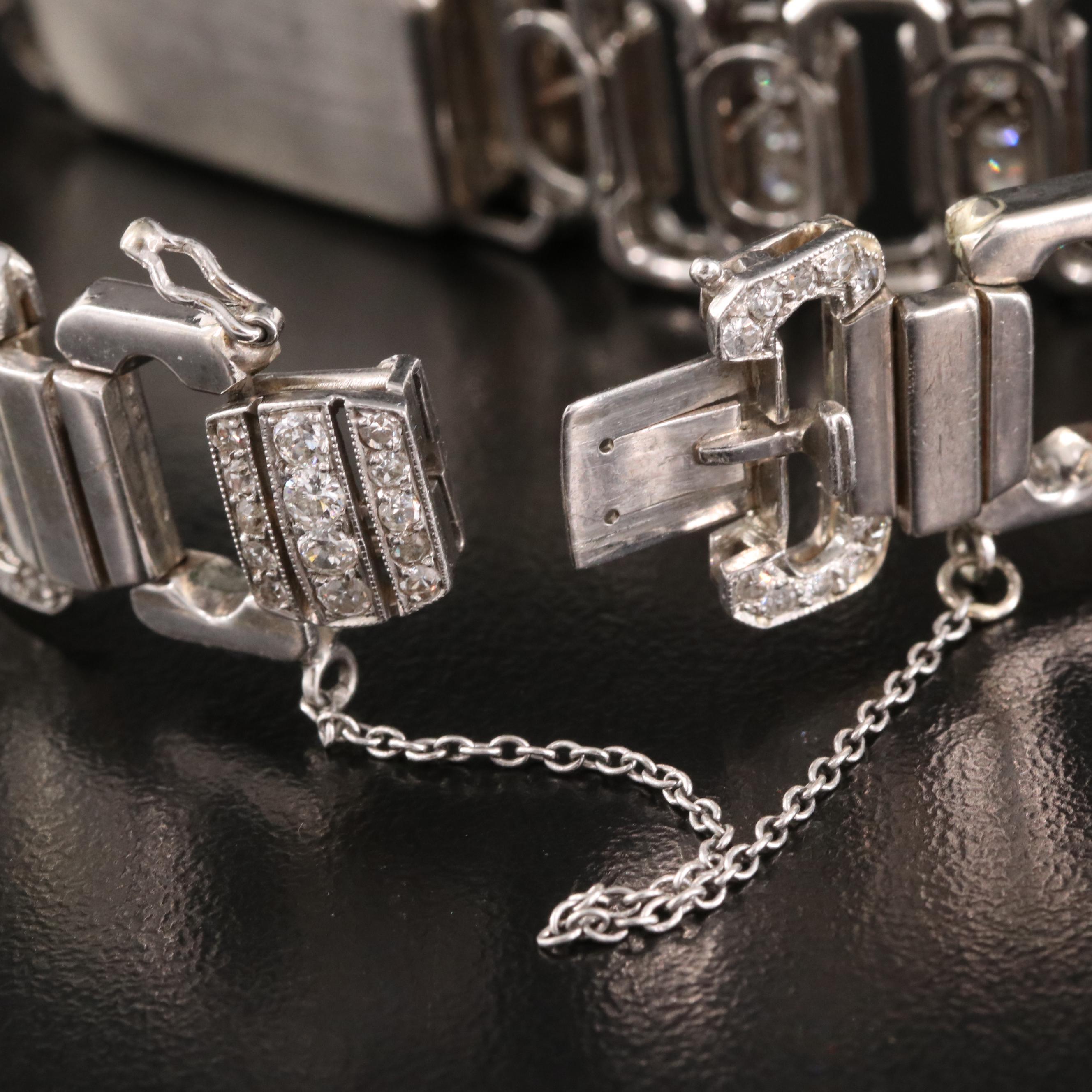 Platinum 8.00 CTW Diamond Watch