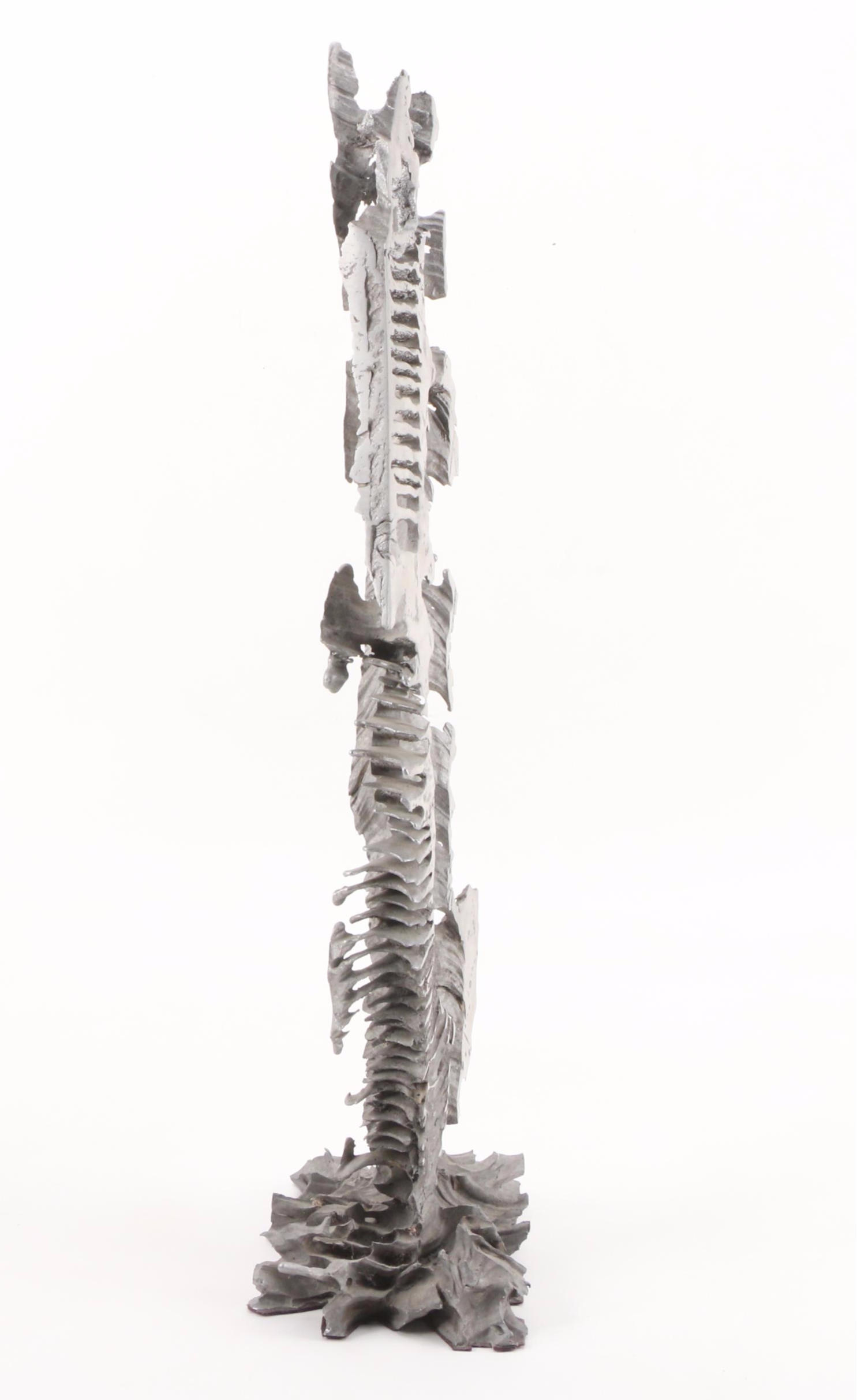 Abstract Cast Aluminum Sculpture