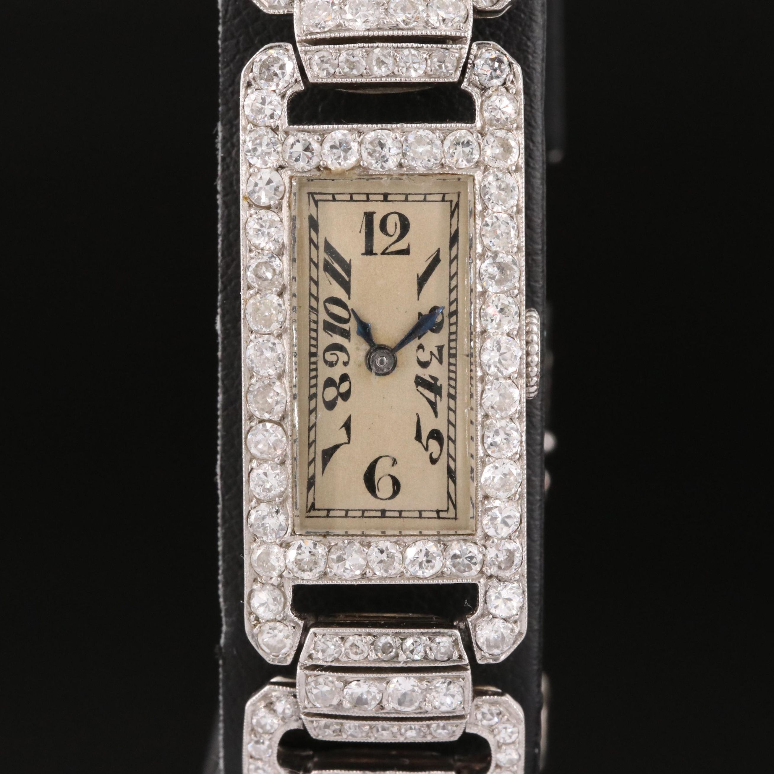 Platinum 8.00 CTW Diamond Watch