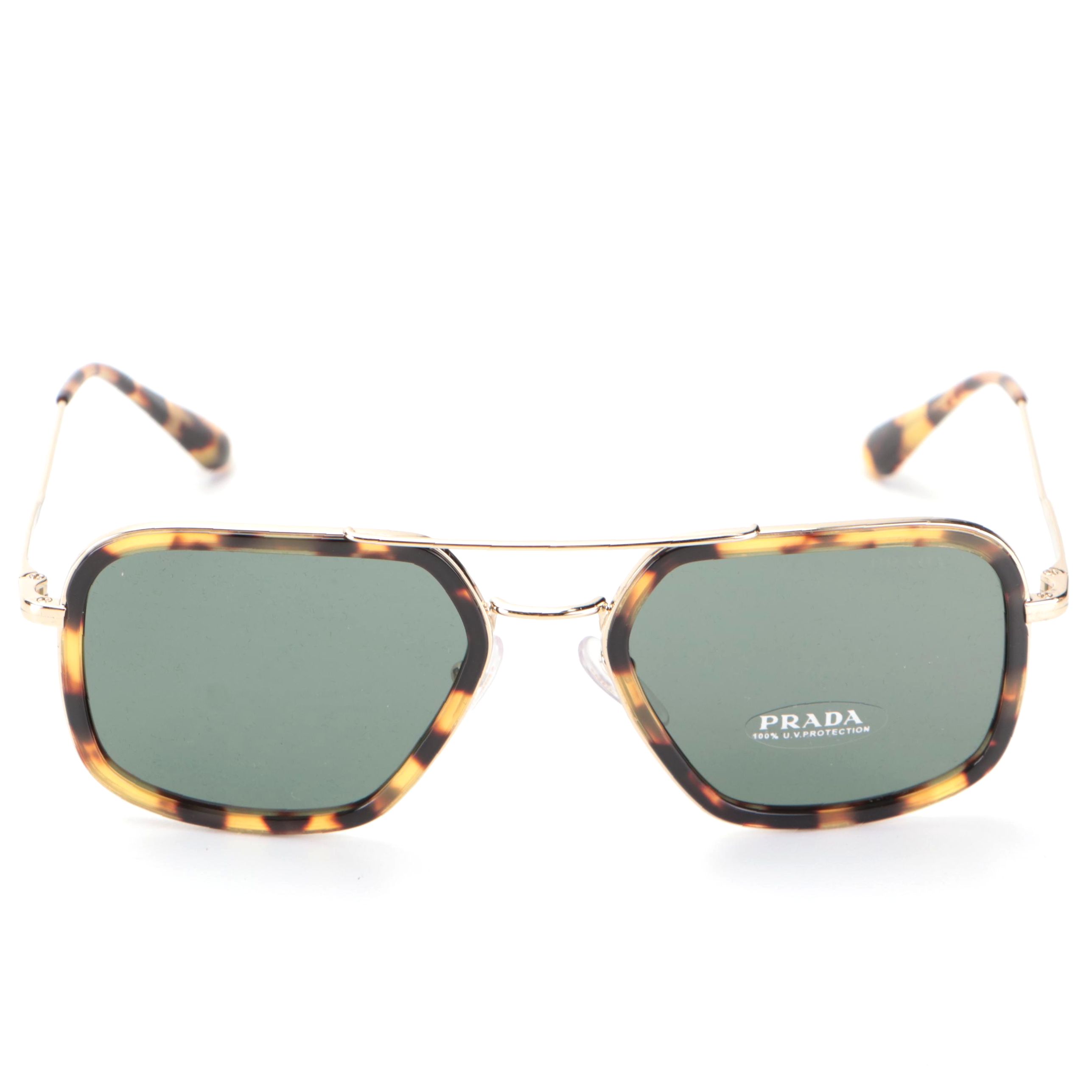 Prada OPR 57XS Browline Sunglasses with Case and Box