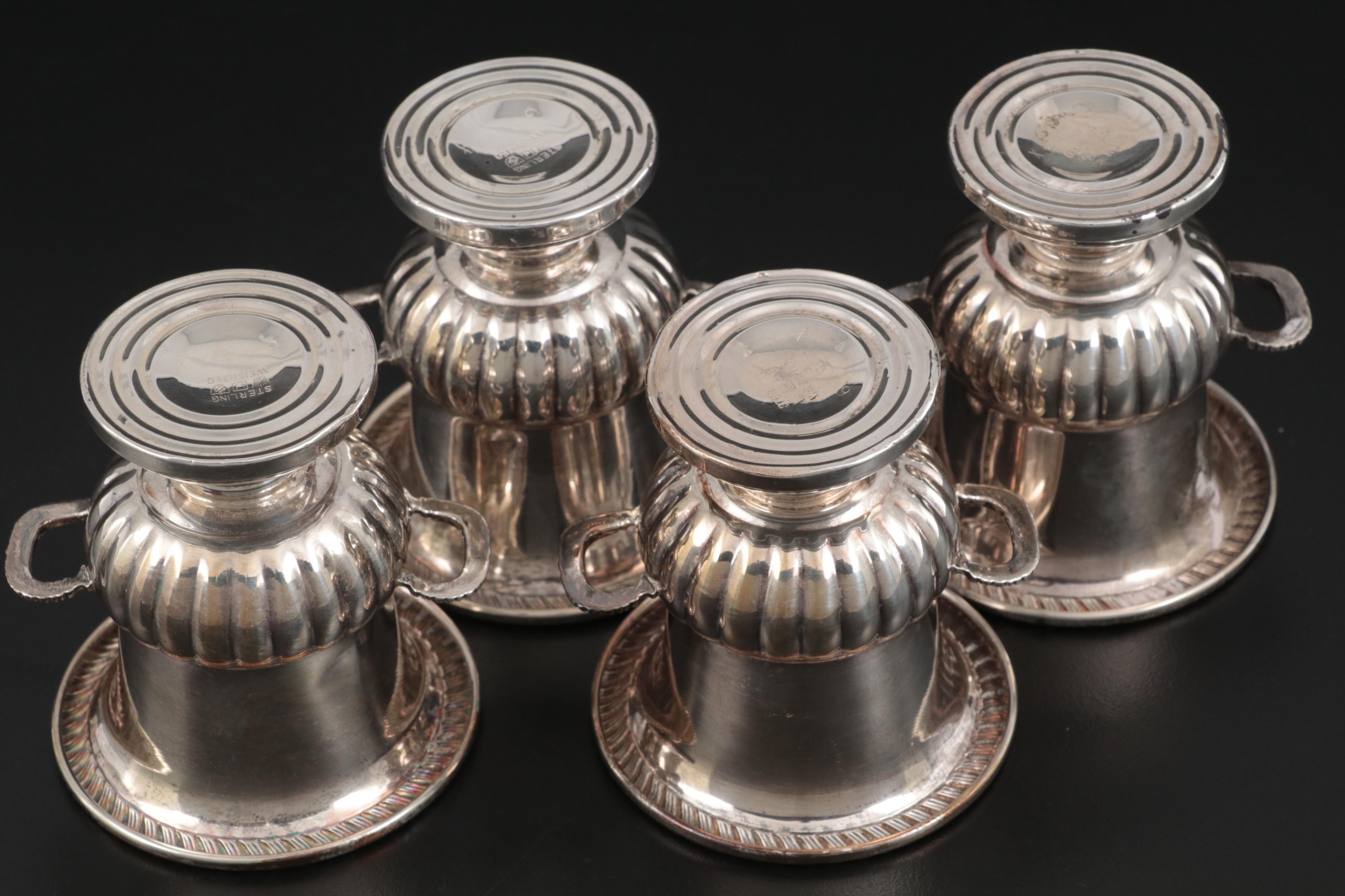 M. Fred Hirsch Co. Sterling Silver Toothpick Holders, 1920–1945