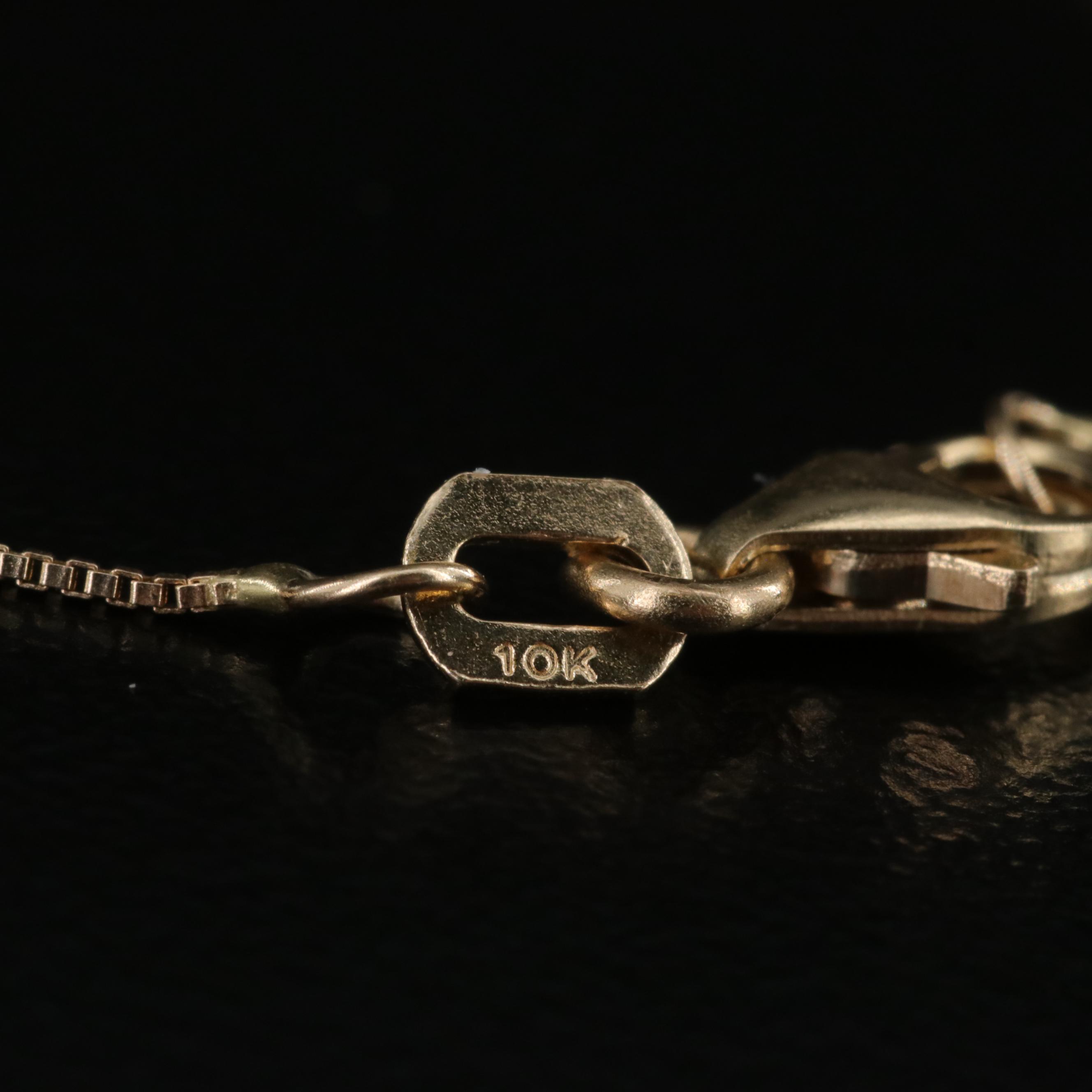 10K Box Chain Necklace