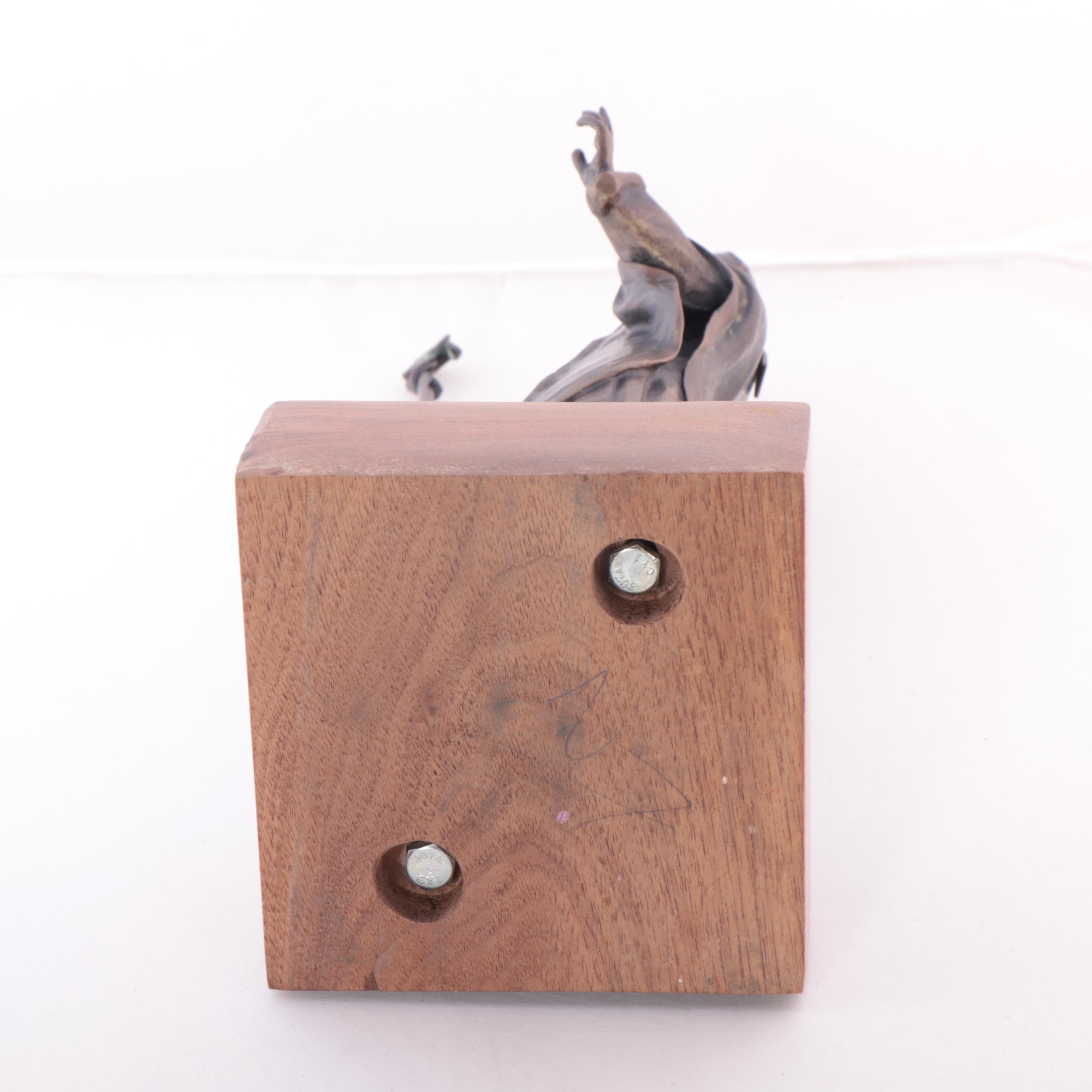 Huberto Maestas Bronze Sculpture of St. Patrick, 2003