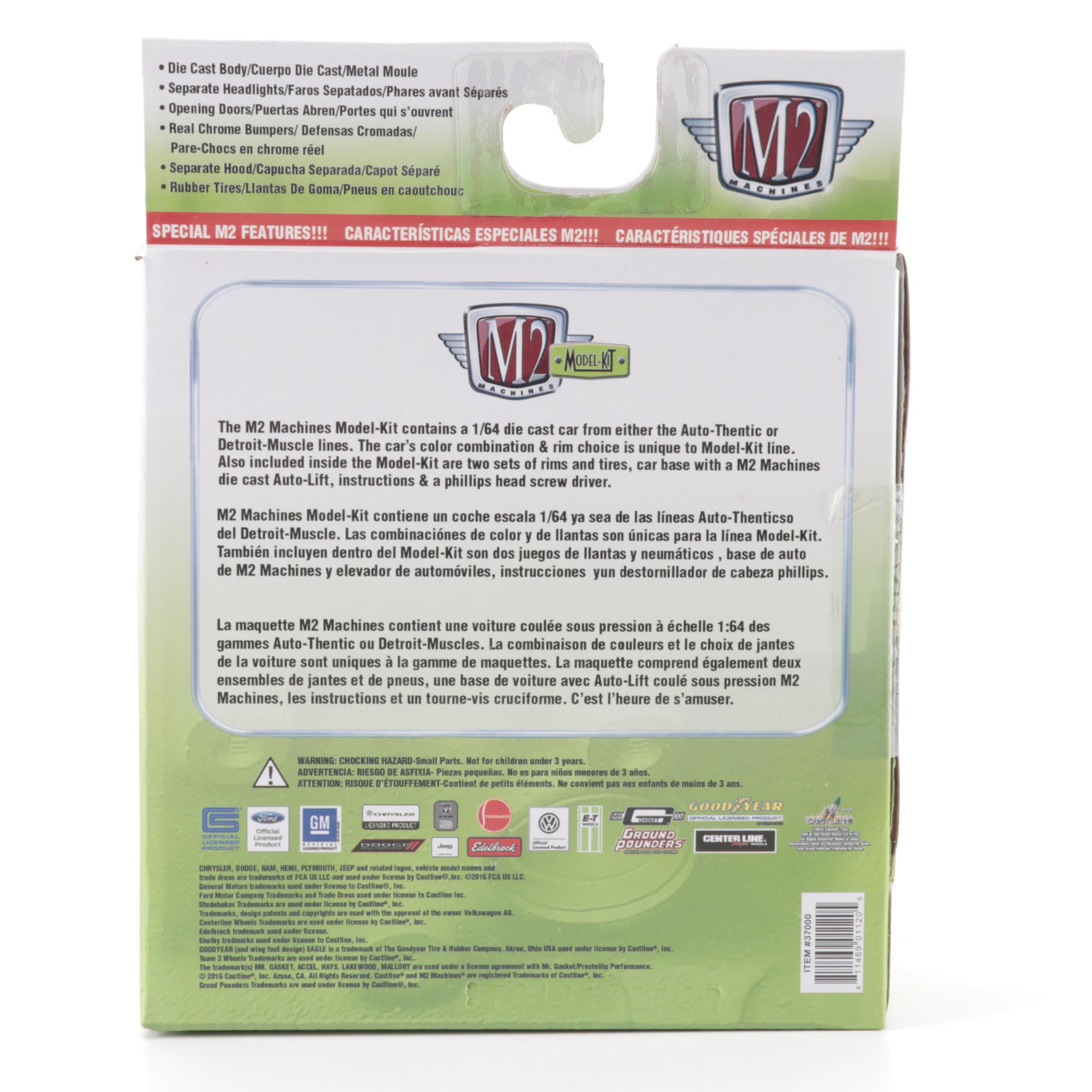 M2 Machines Model Kit Series 1:64 Scale Cars, 2010s