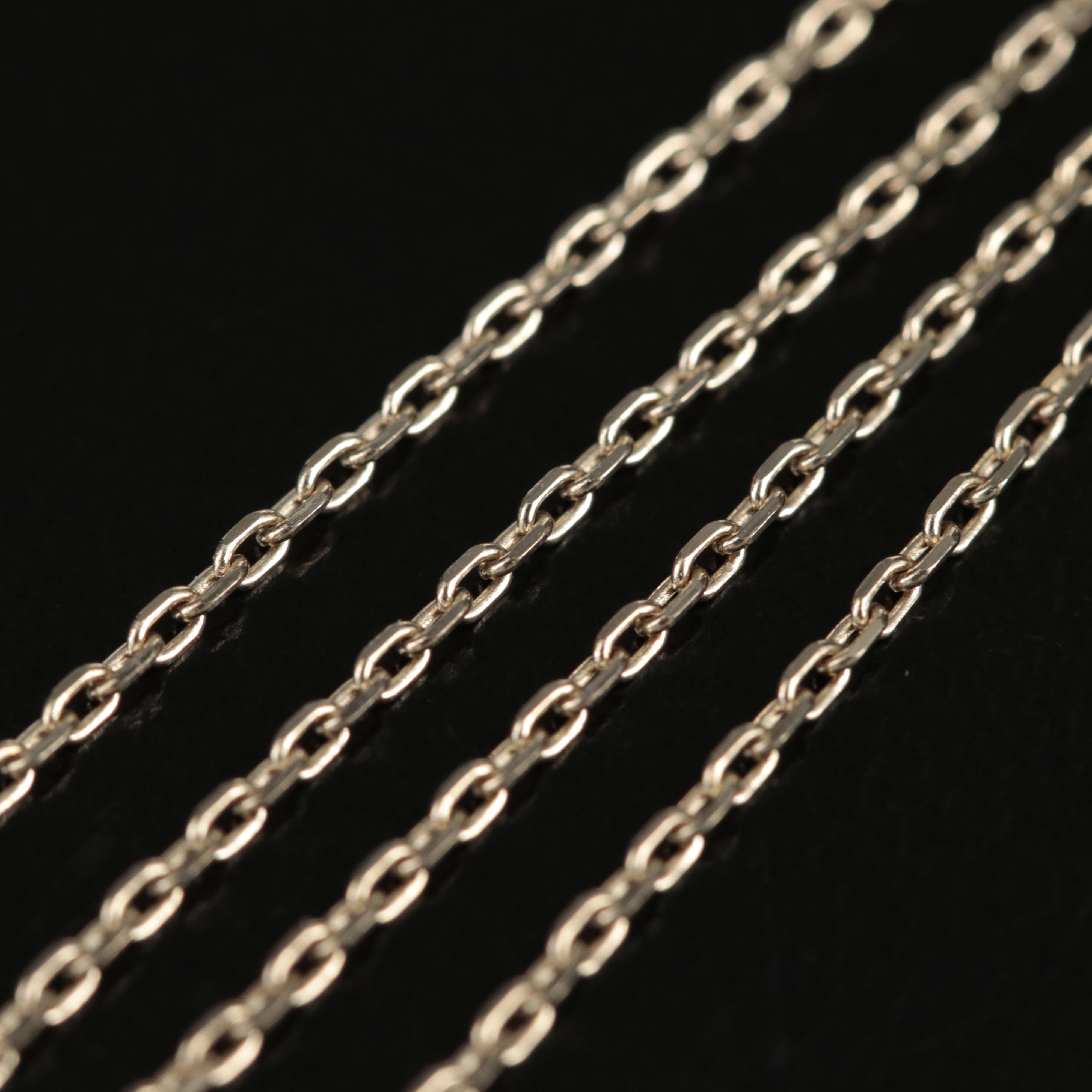 14K 0.92 CT Diamond Solitaire Necklace