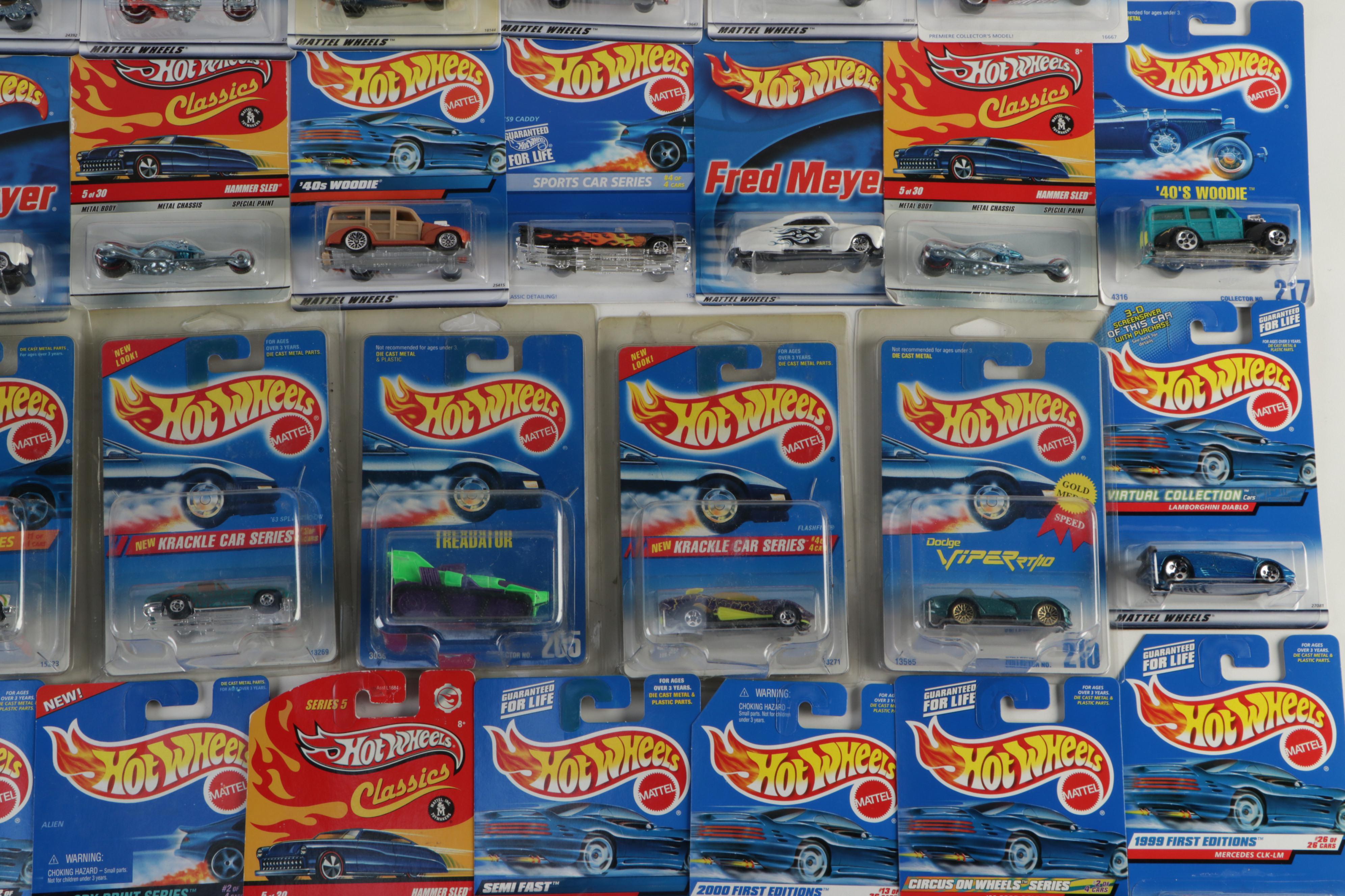Mattel Hot Wheels First Edition Classics and Other Diecast Model Vehicles