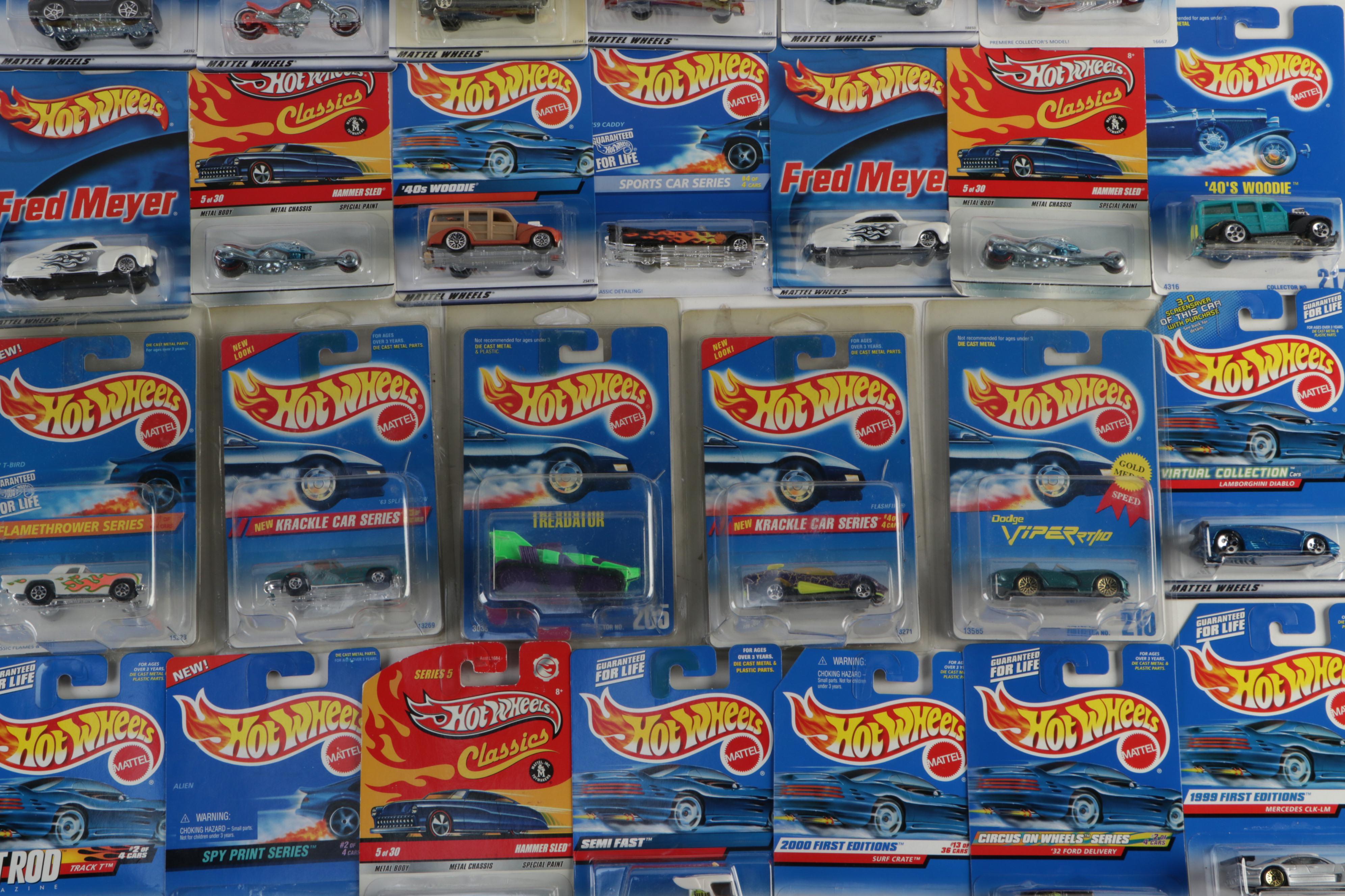 Mattel Hot Wheels First Edition Classics and Other Diecast Model Vehicles