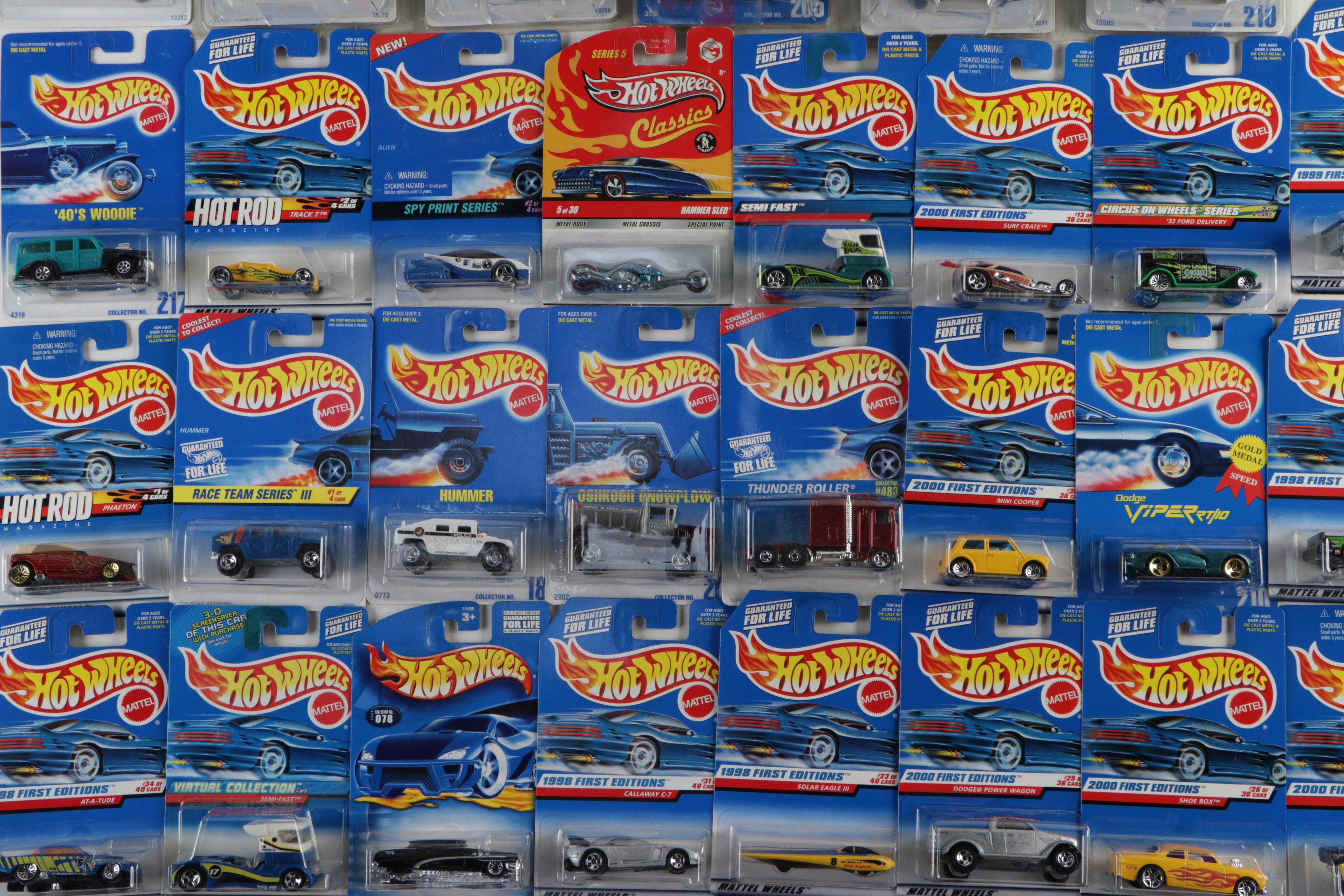 Mattel Hot Wheels First Edition Classics and Other Diecast Model Vehicles