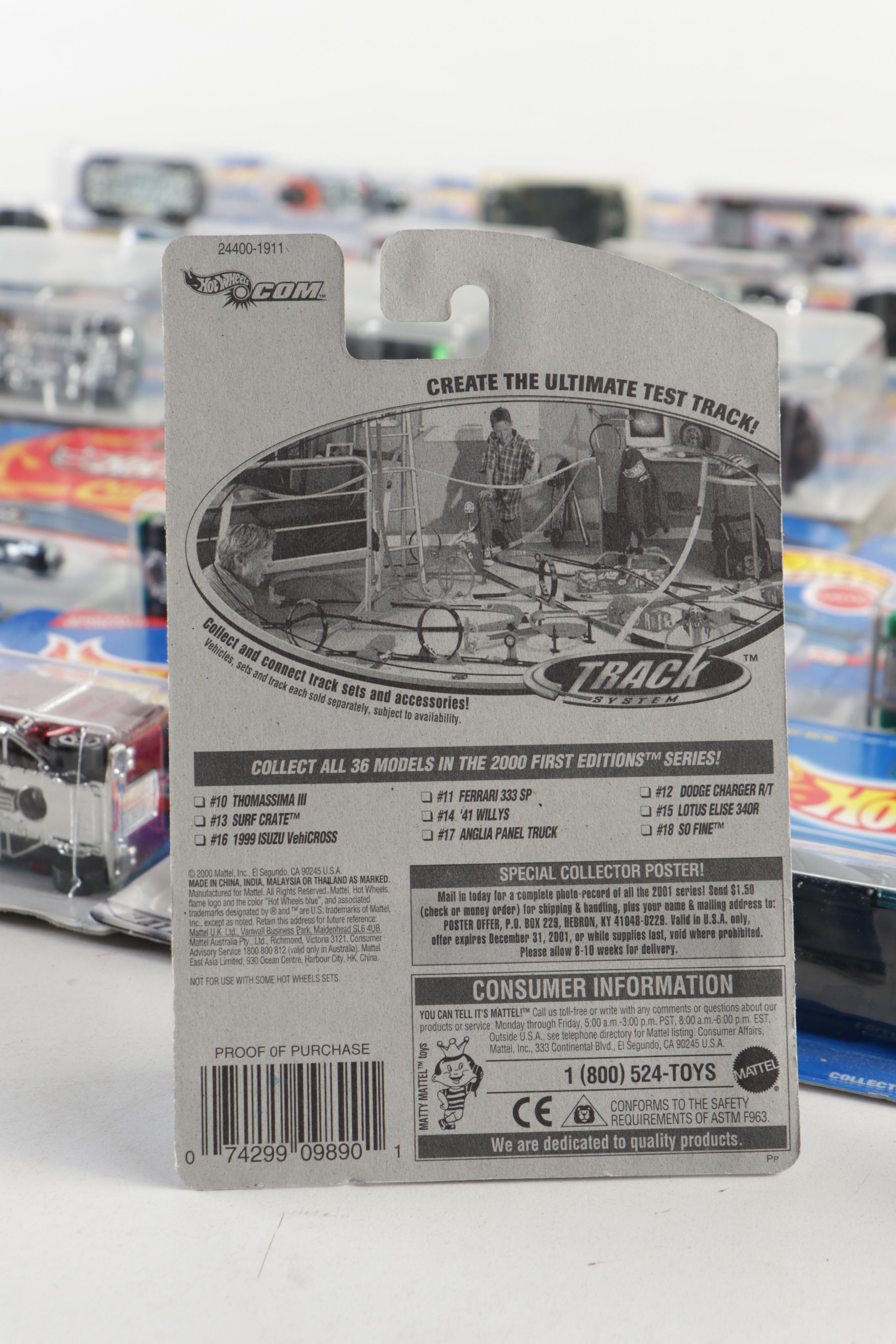 Mattel Hot Wheels First Edition Classics and Other Diecast Model Vehicles