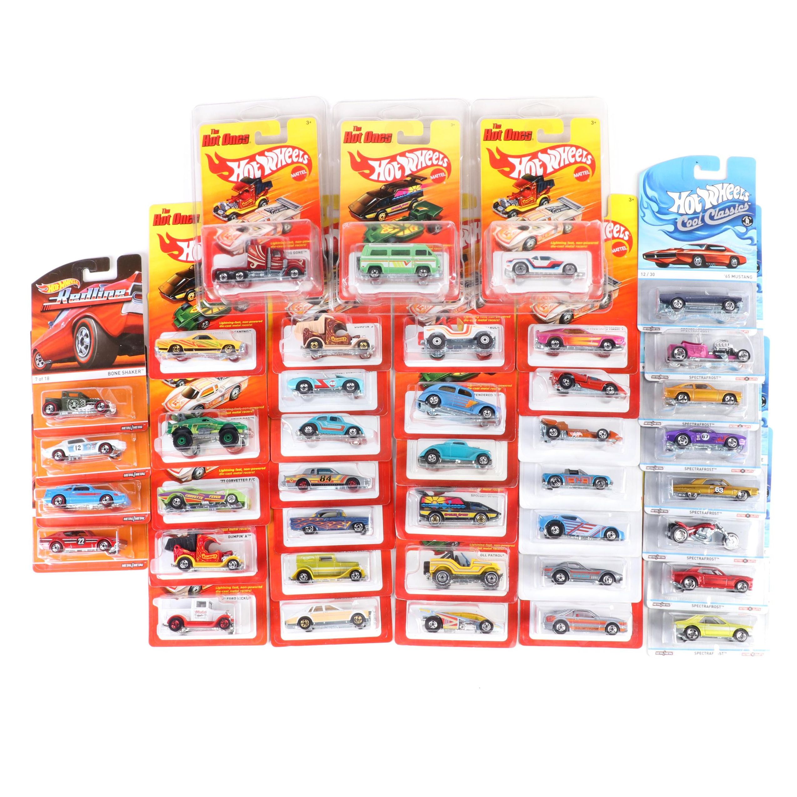 Hot Wheels The Hot Ones, Cool Classics and Other 1:64 Scale Toy Cars, 2010s
