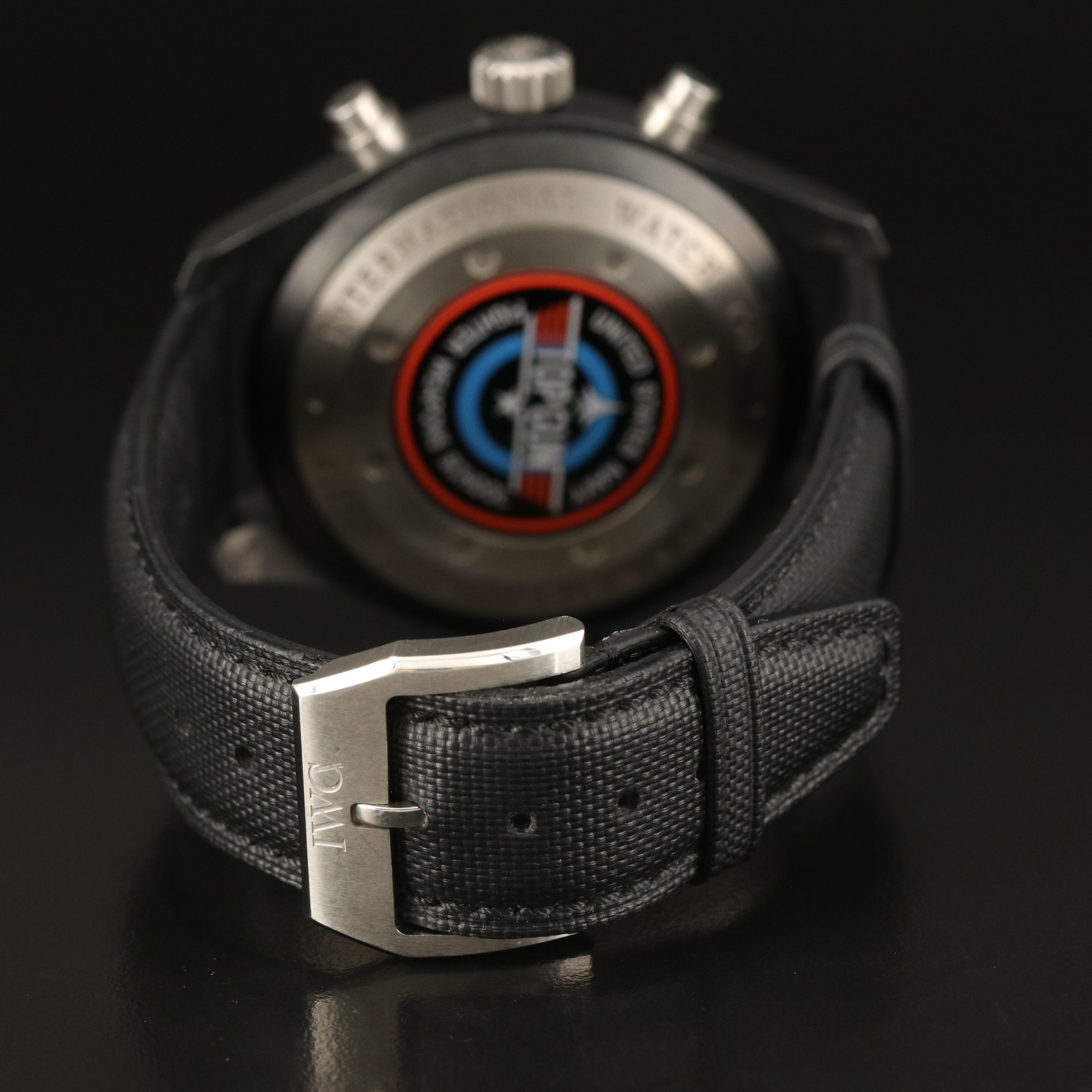 IWC Pilot's "Top Gun" Chronograph Black Ceramic 44mm Automatic Watch