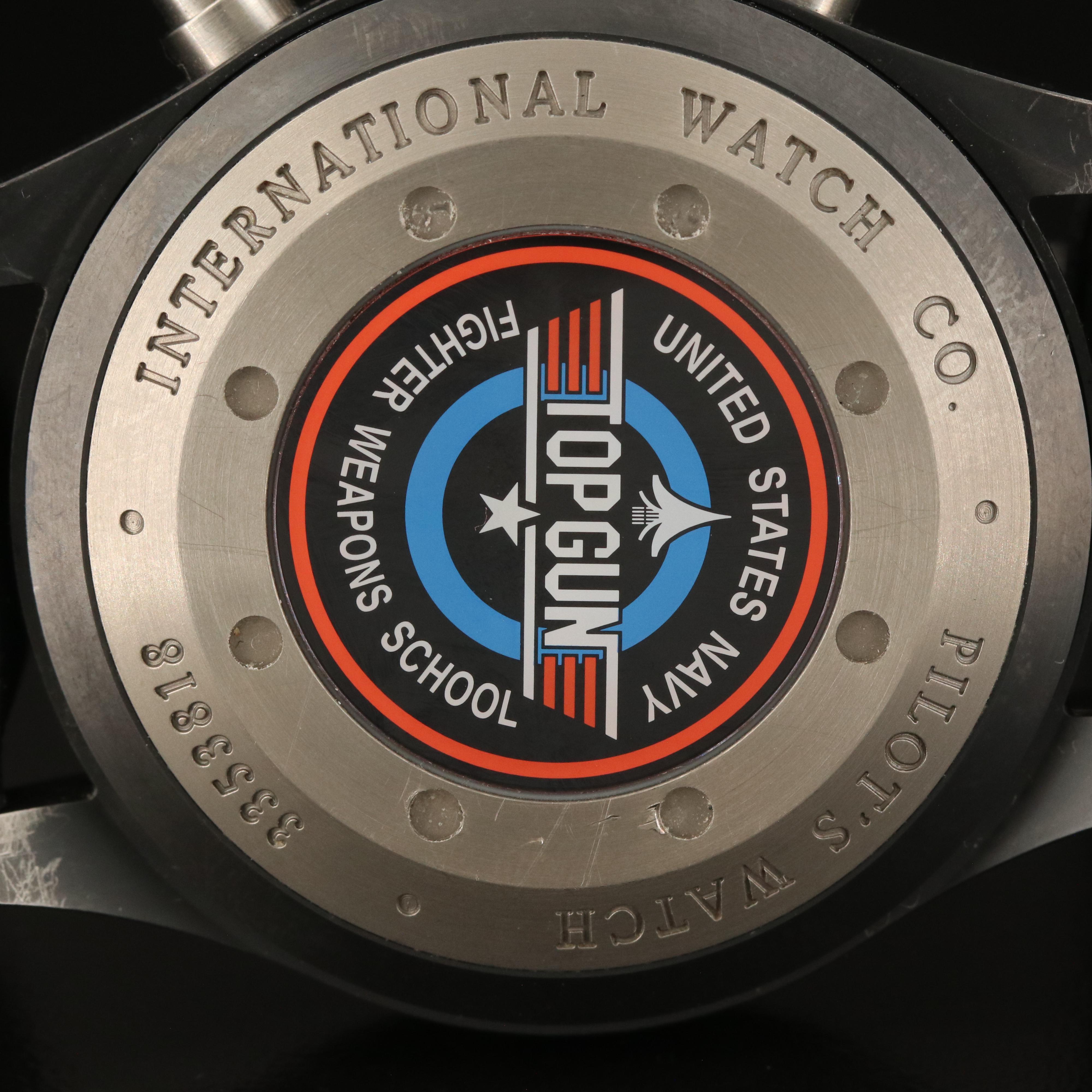 IWC Pilot's "Top Gun" Chronograph Black Ceramic 44mm Automatic Watch