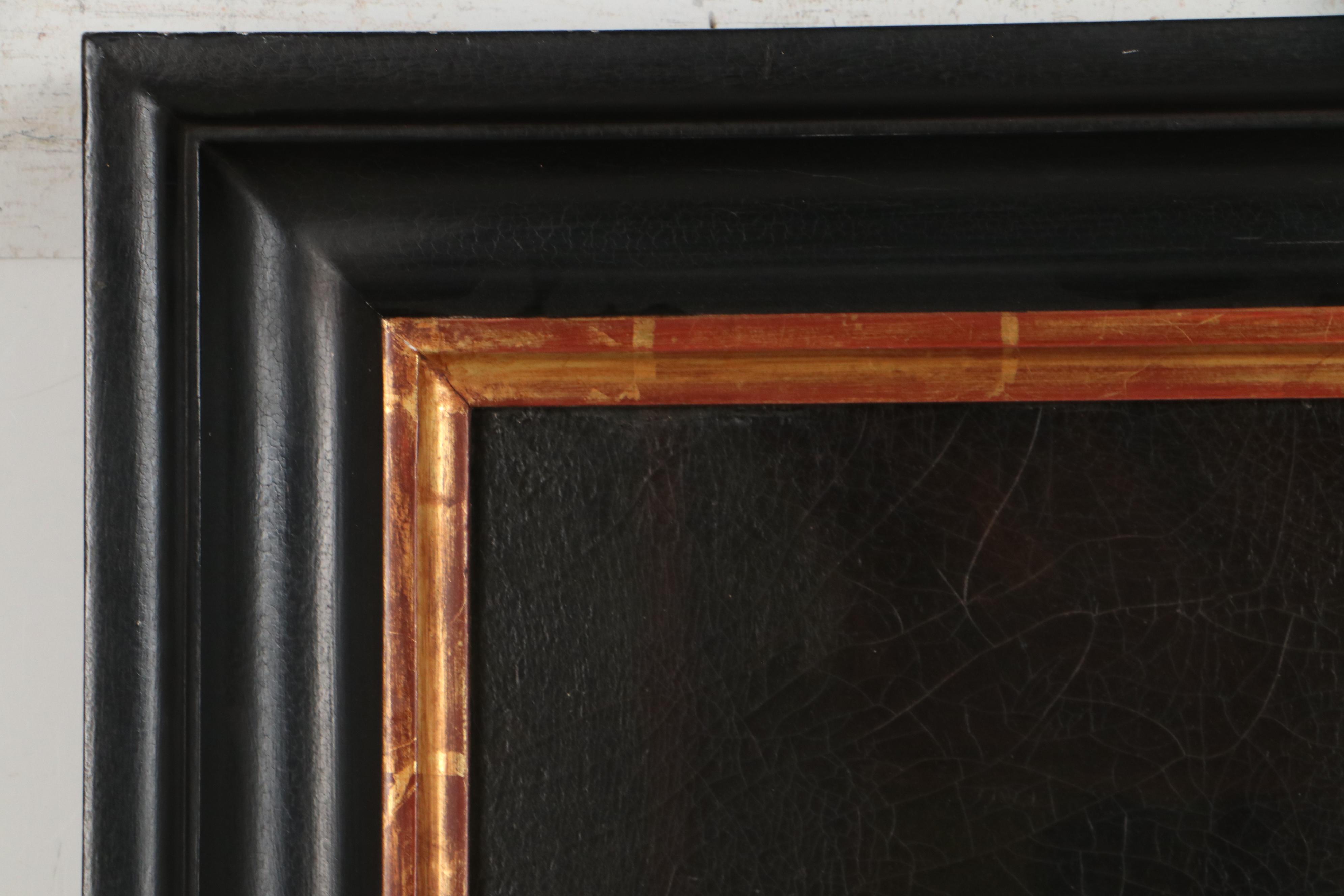 Joseph Ropes Oil Painting "The Old Soldier Relates His Efforts," 1849