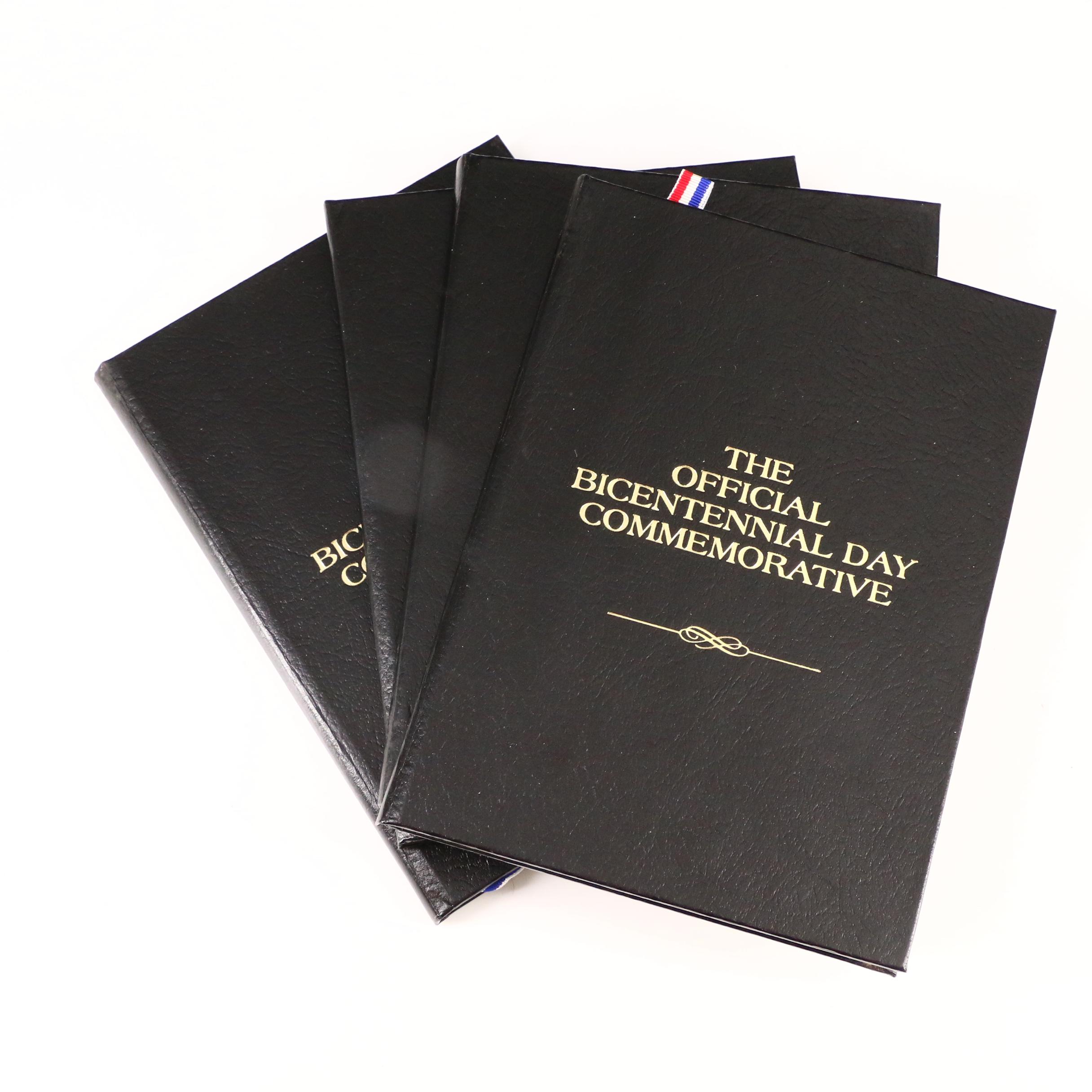 Four Official Bicentennial Day Commemorative Sterling Silver Medals