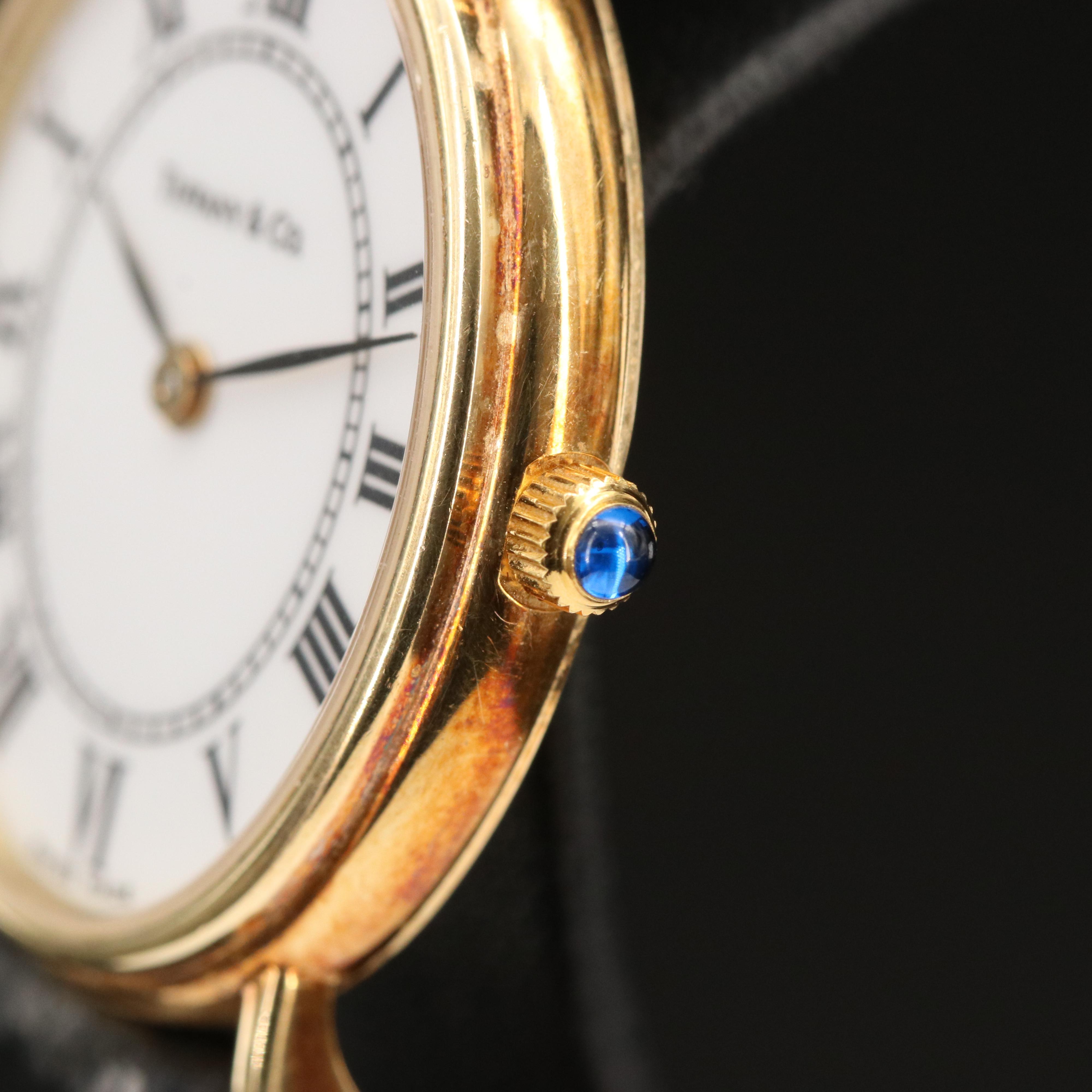 Tiffany & Co. 14K Classic Oval Watch