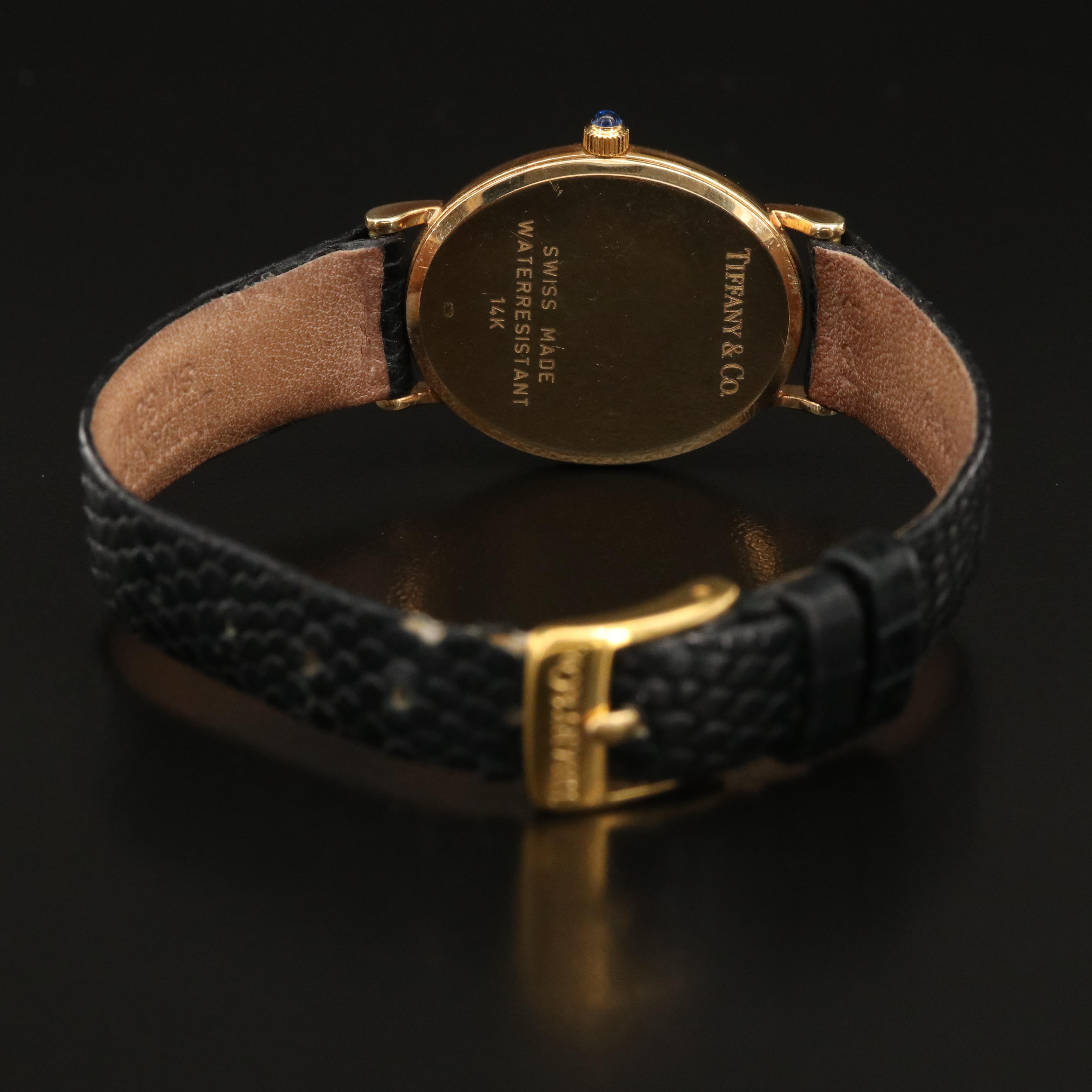 Tiffany & Co. 14K Classic Oval Watch
