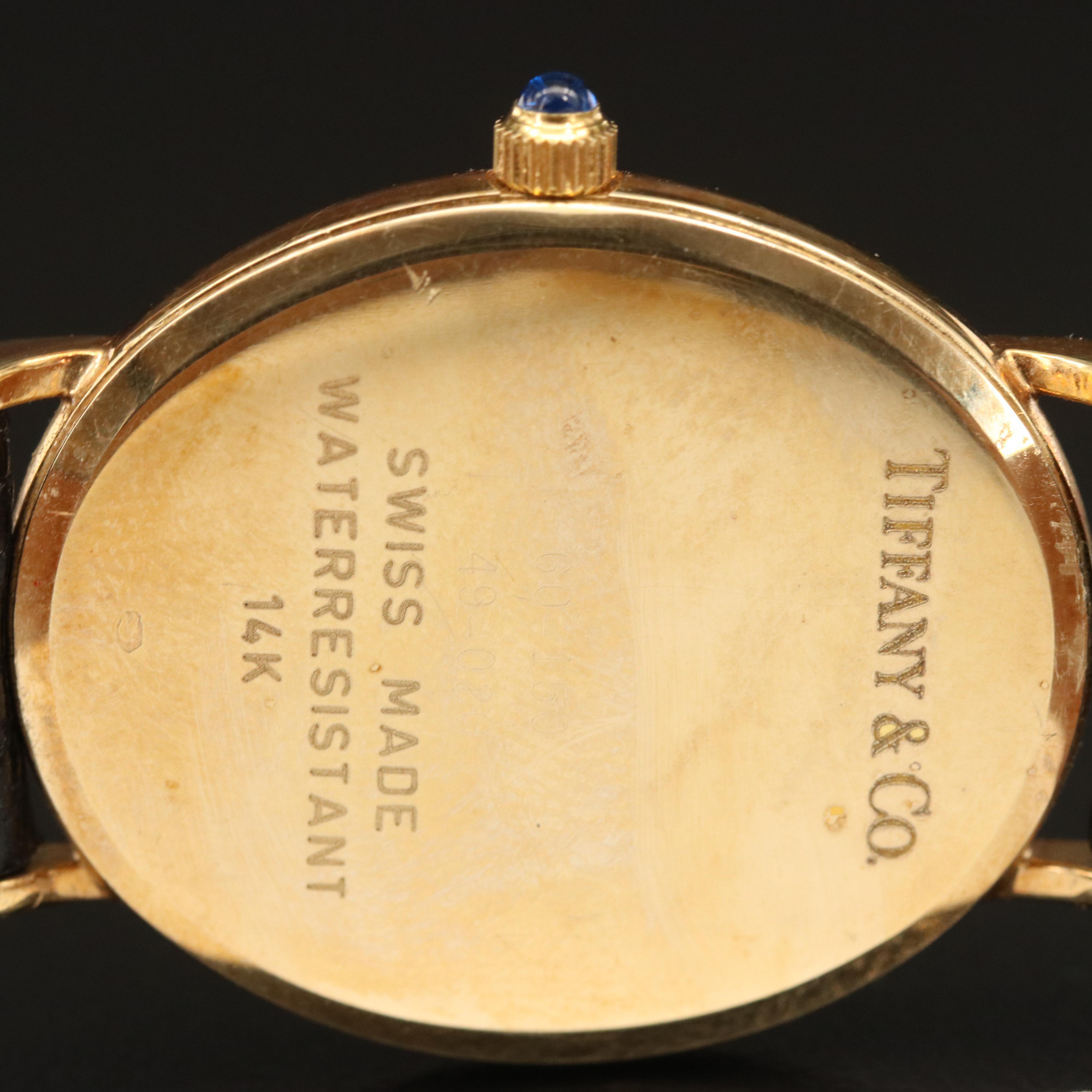 Tiffany & Co. 14K Classic Oval Watch