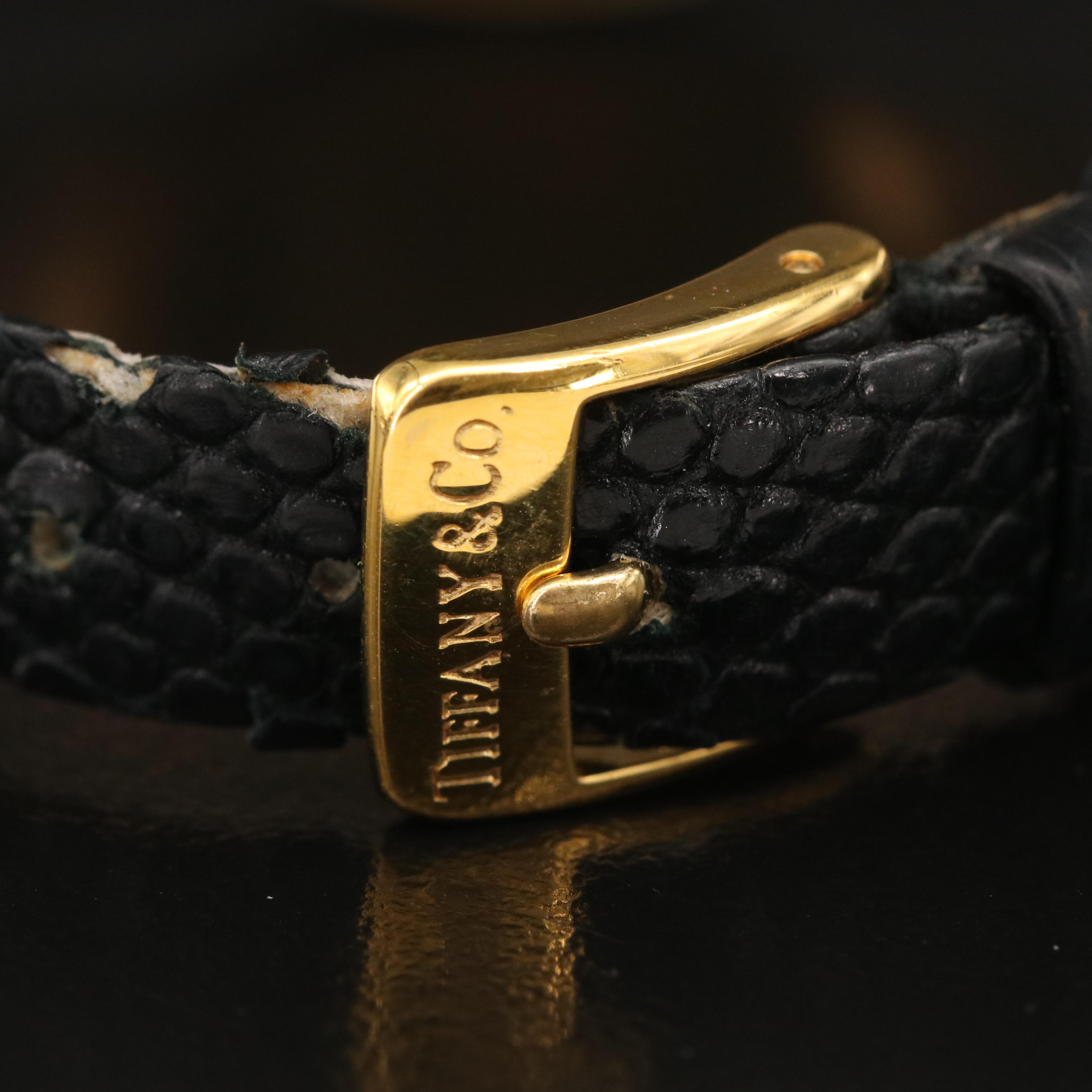 Tiffany & Co. 14K Classic Oval Watch